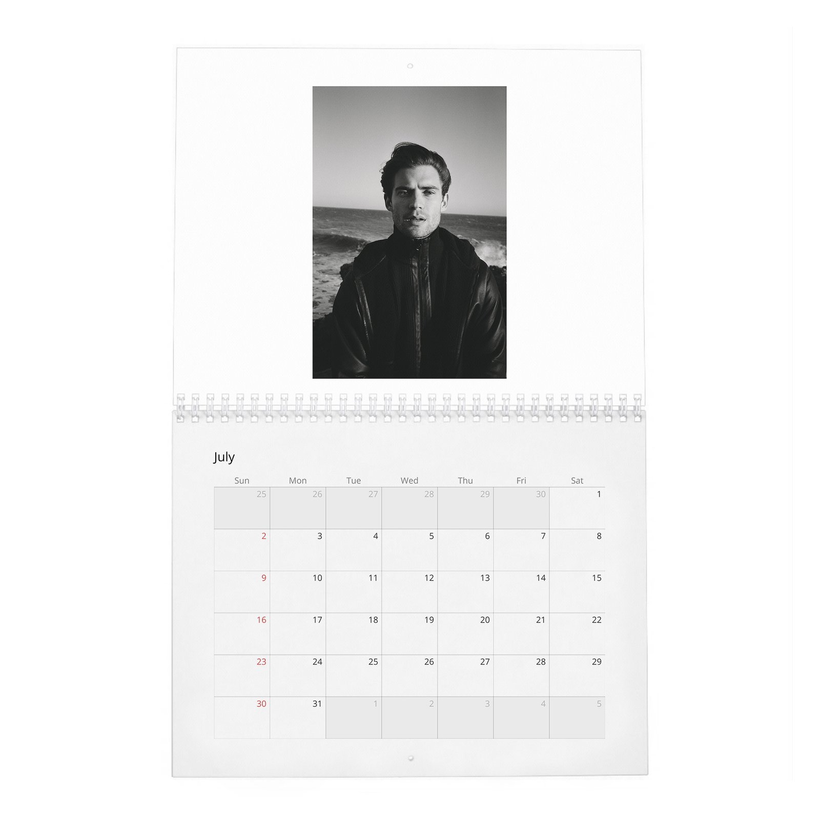 07 David Corenswet - Man About Town 2027 Wall Calendar