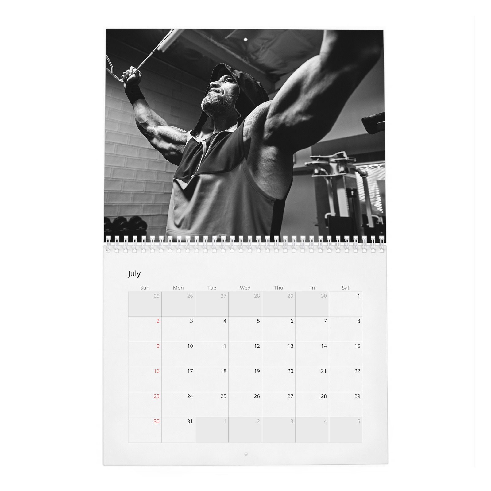 07 Dwayne Johnson - Under Armor 2027 Wall Calendar