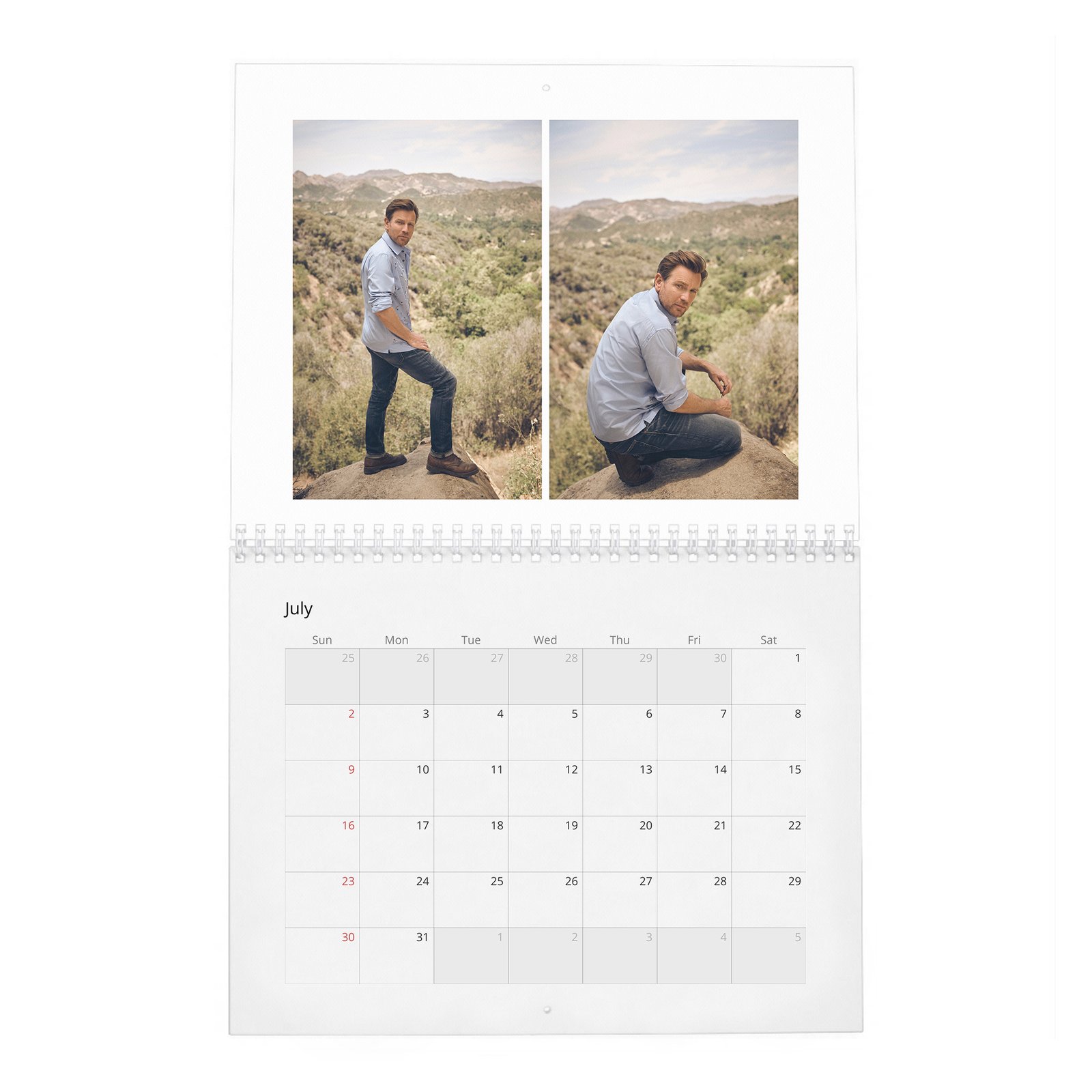 07 Ewan Mcgregor - Leading Man 2027 Wall Calendar