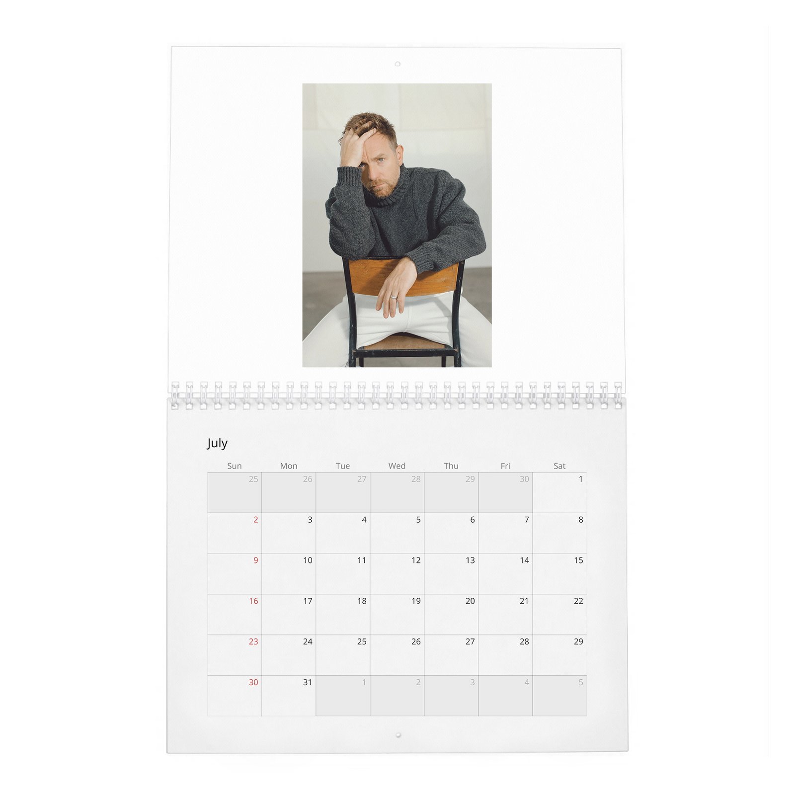 07 Ewan Mcgregor - The Jedi Returns 2027 Wall Calendar