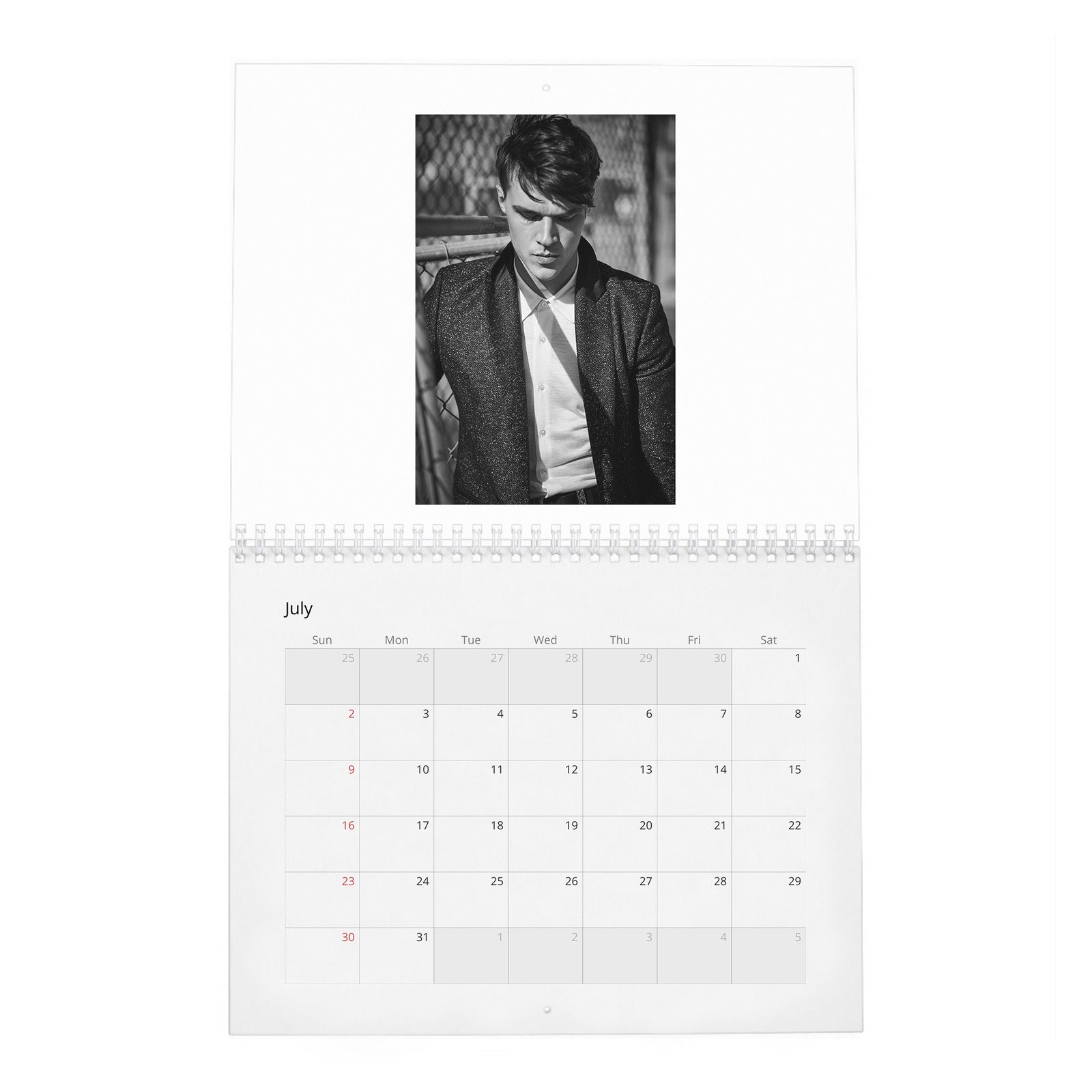 Finn Wittrock - Flaunt 2027 Wall Calendar