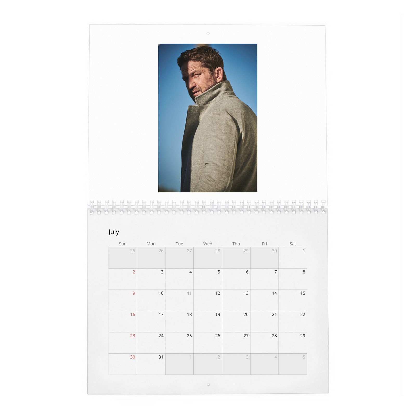 07 Gerard Butler - Nobleman 2027 Wall Calendar