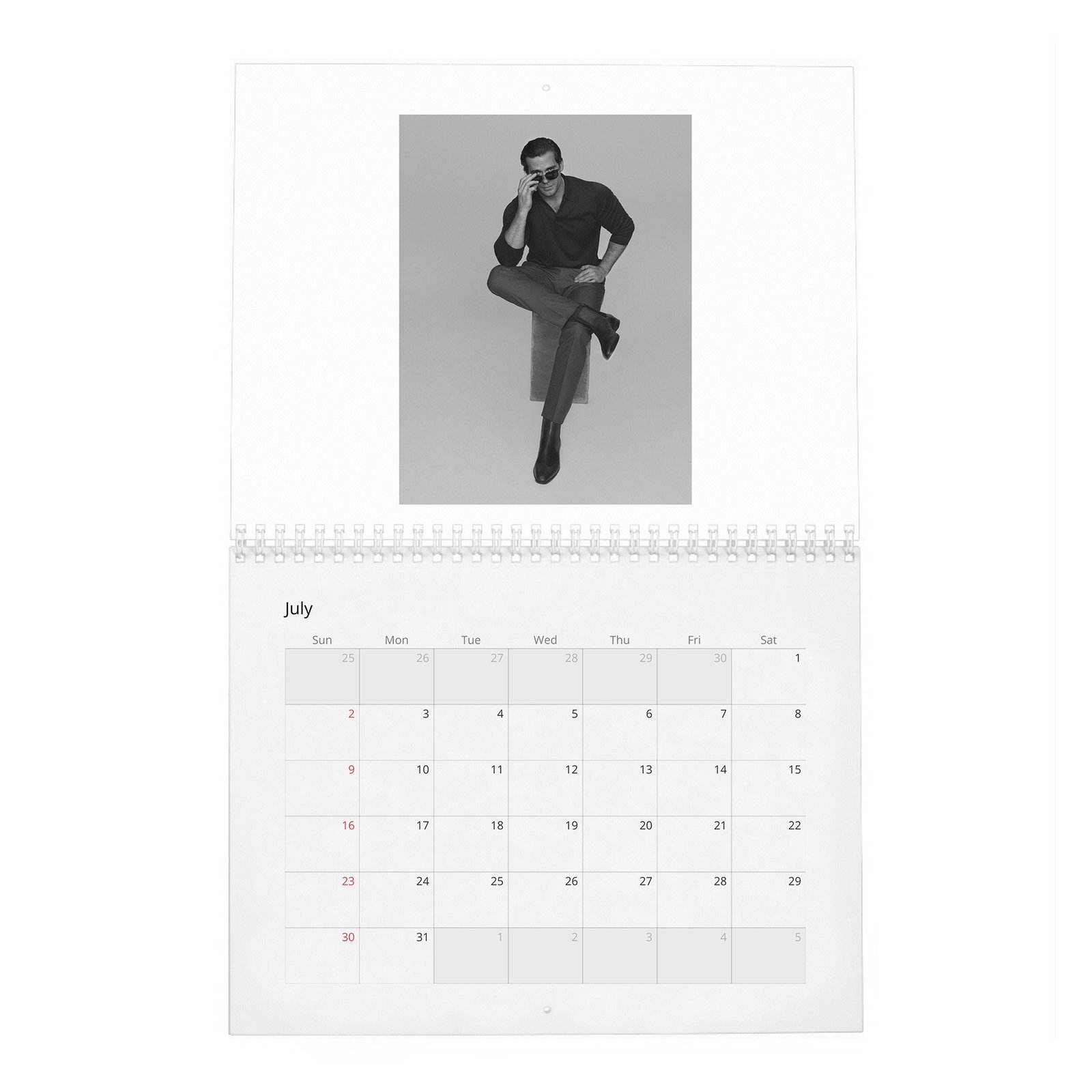 07 Henry Cavill - Almost Perfect 2027 Wall Calendar