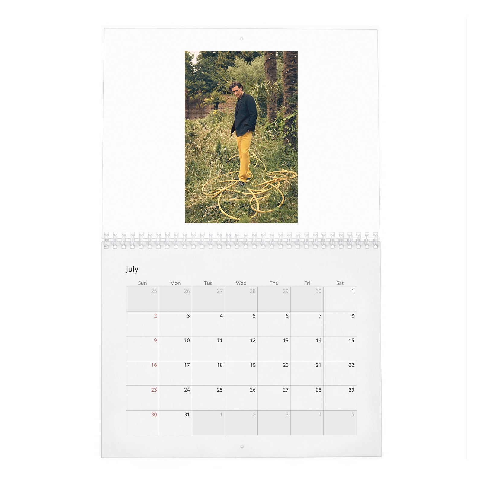 07 Matt Smith - Flaunt 2027 Wall Calendar