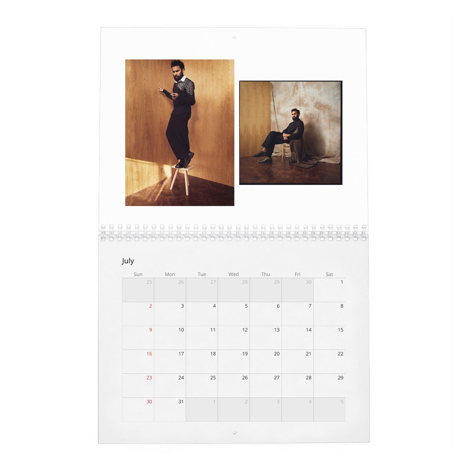 07 Himesh Patel - Content 2027 Wall Calendar