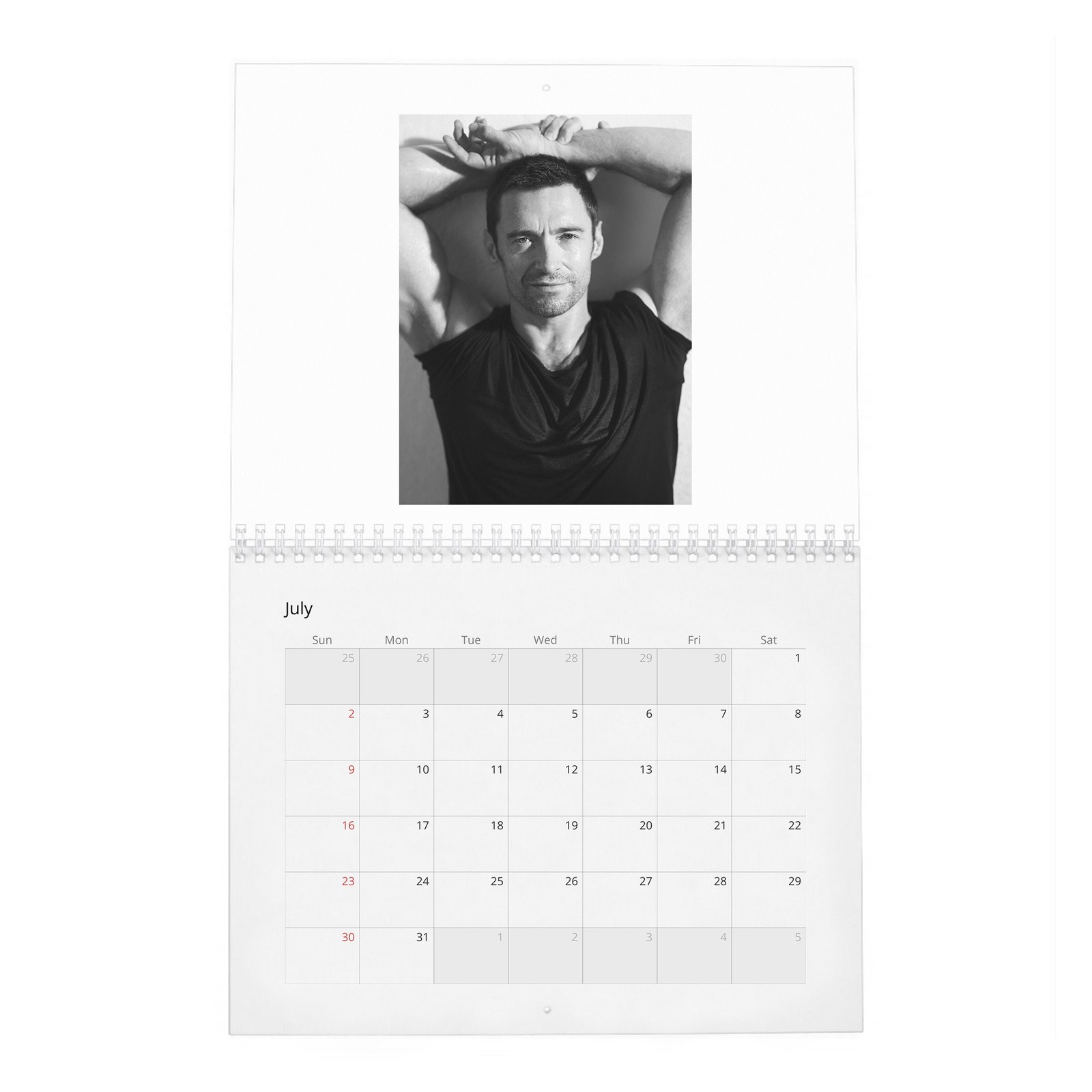 07 Hugh Jackman - The Greatest 2027 Wall Calendar