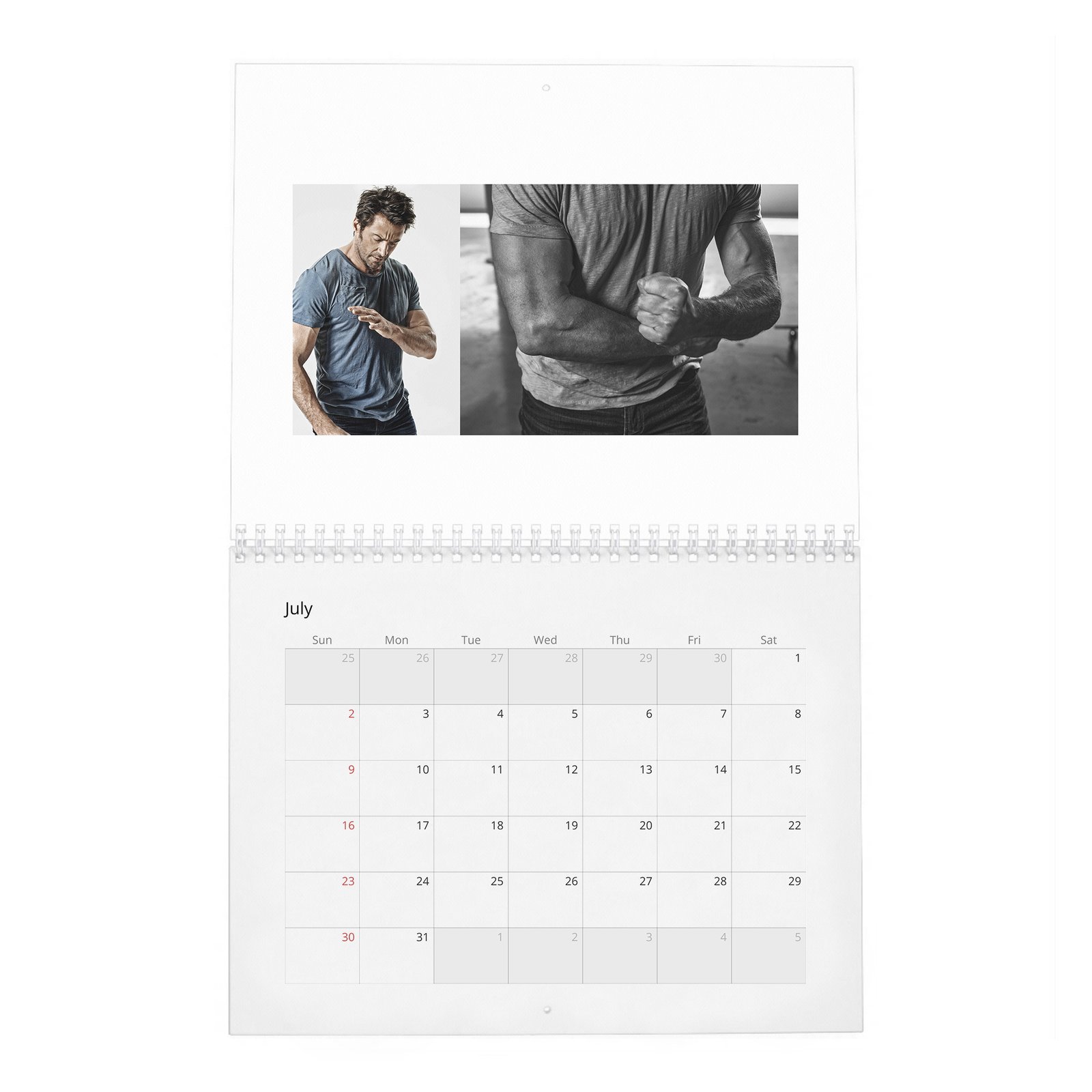 07 Hugh Jackman - There Is A Beast Inside 2027 Wall Calendar