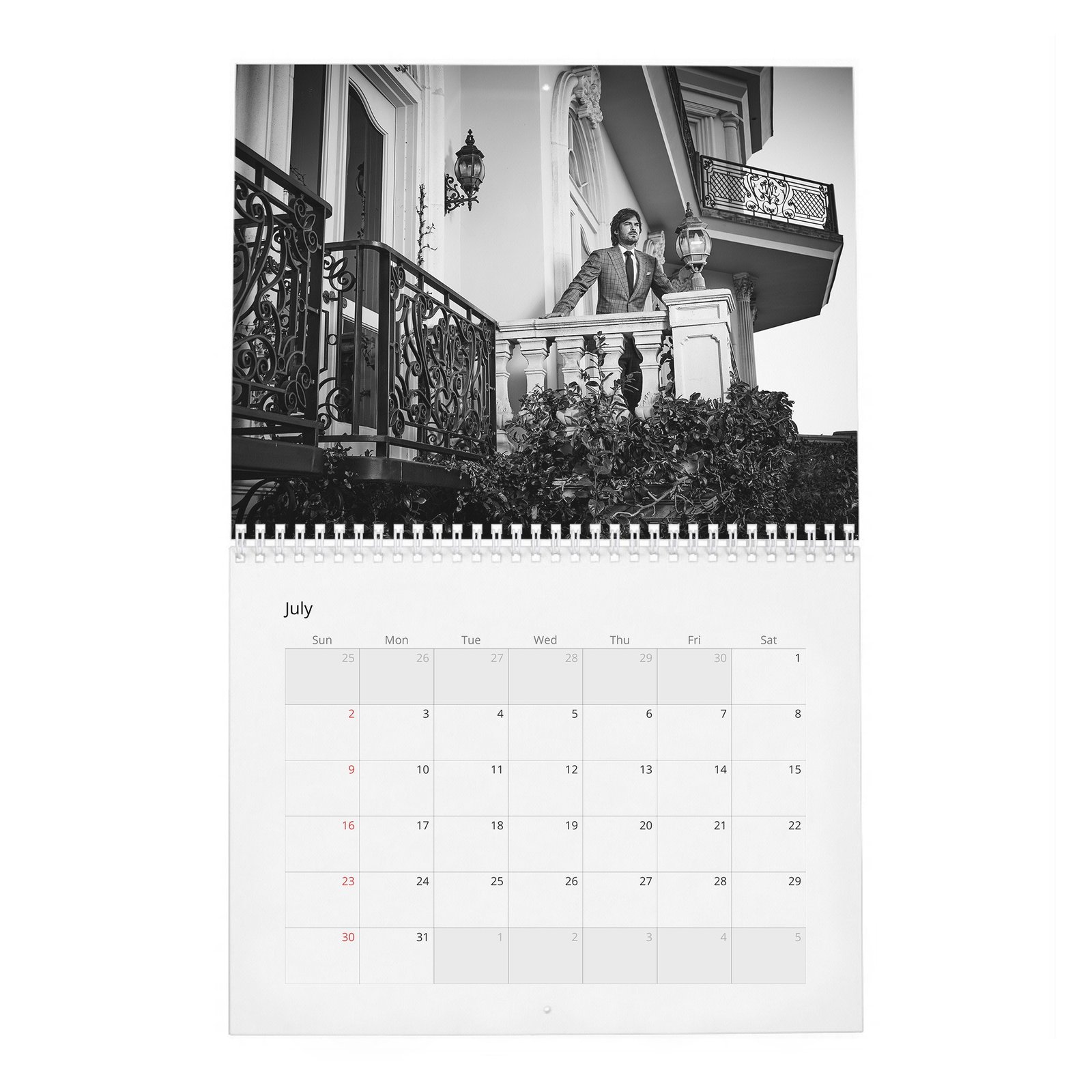 07 Ian Somerhalder - Nobleman 2027 Wall Calendar