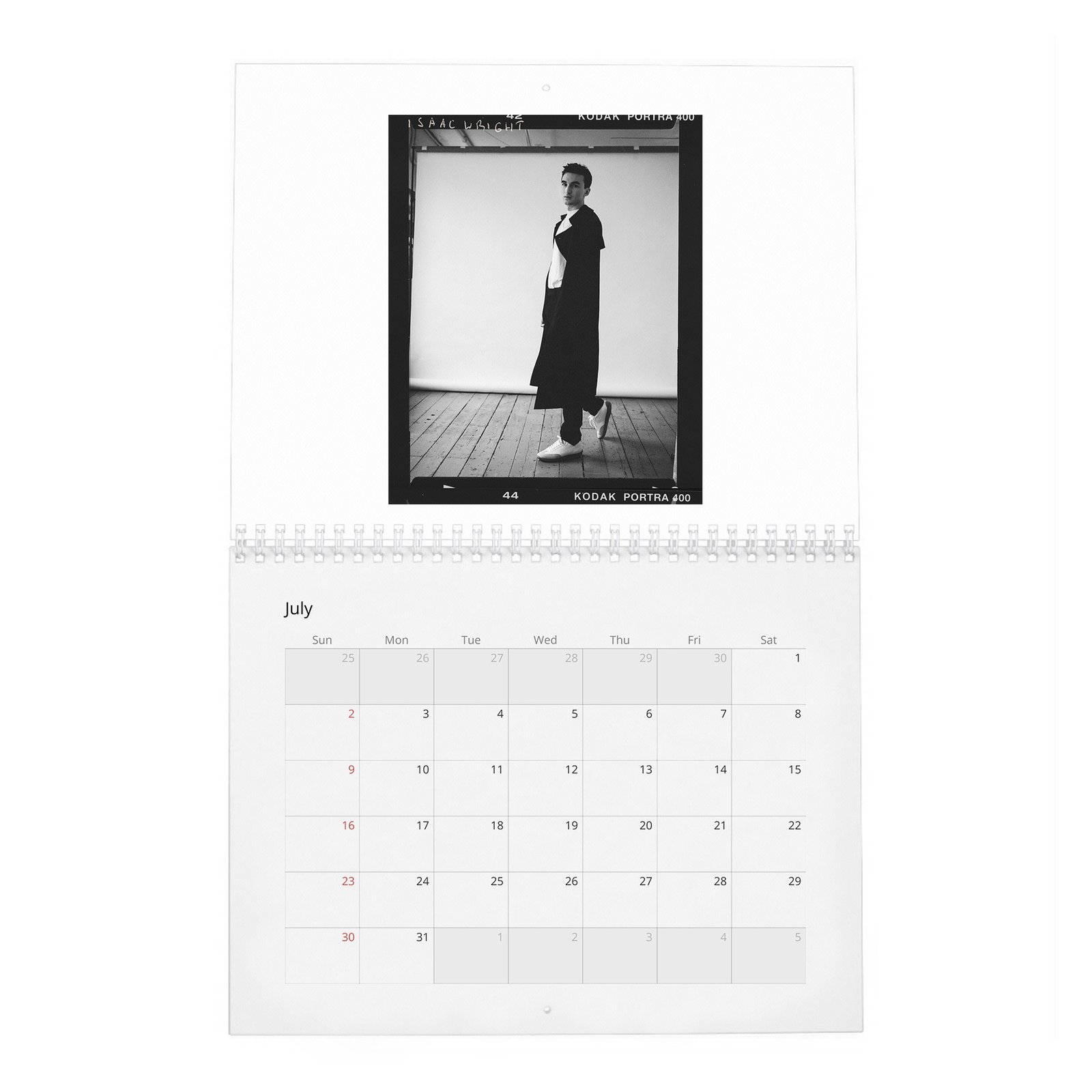 07 Isaac Hempstead Wright - Wonderland 2027 Wall Calendar