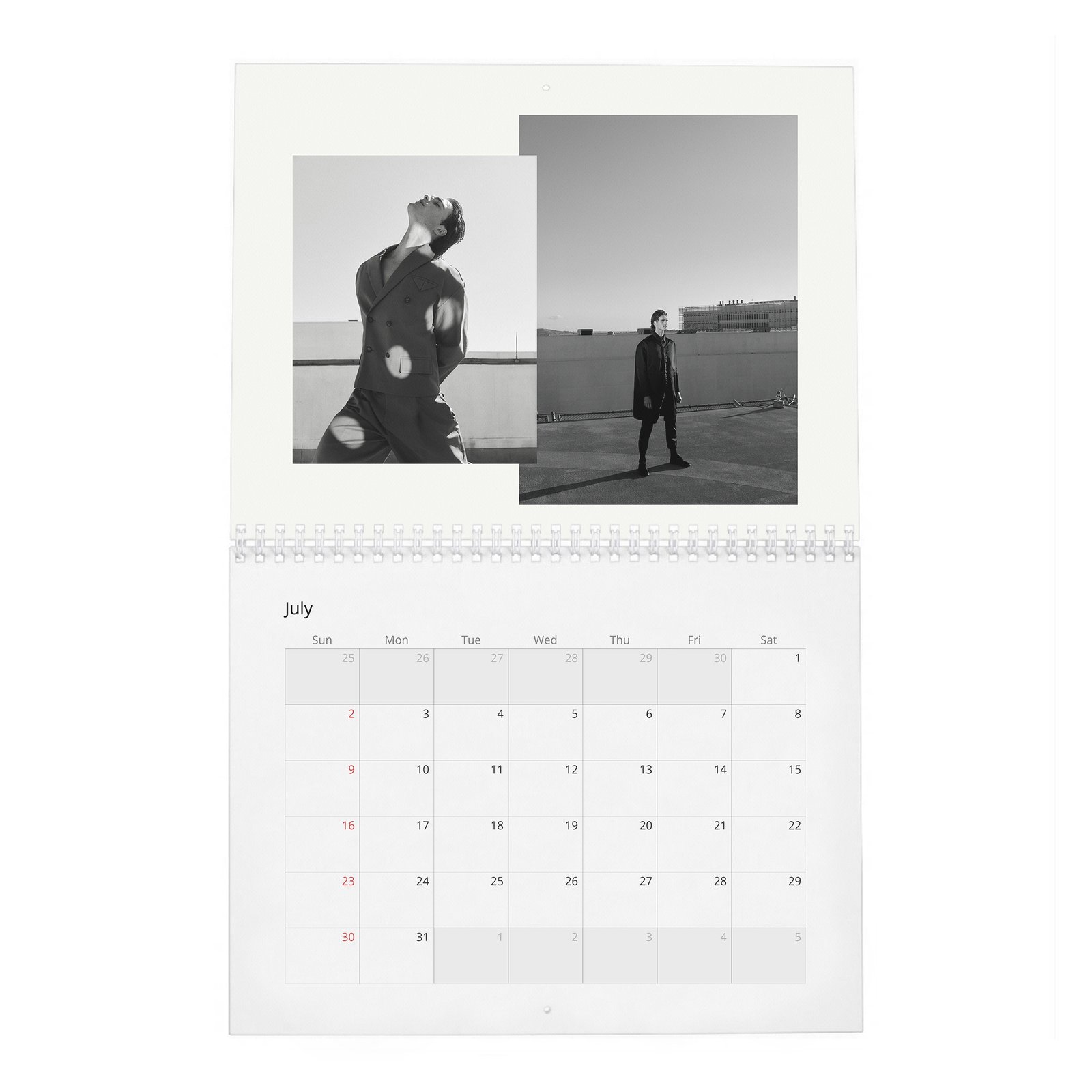 07 Jacob Elordi - Flaunt 2027 Wall Calendar