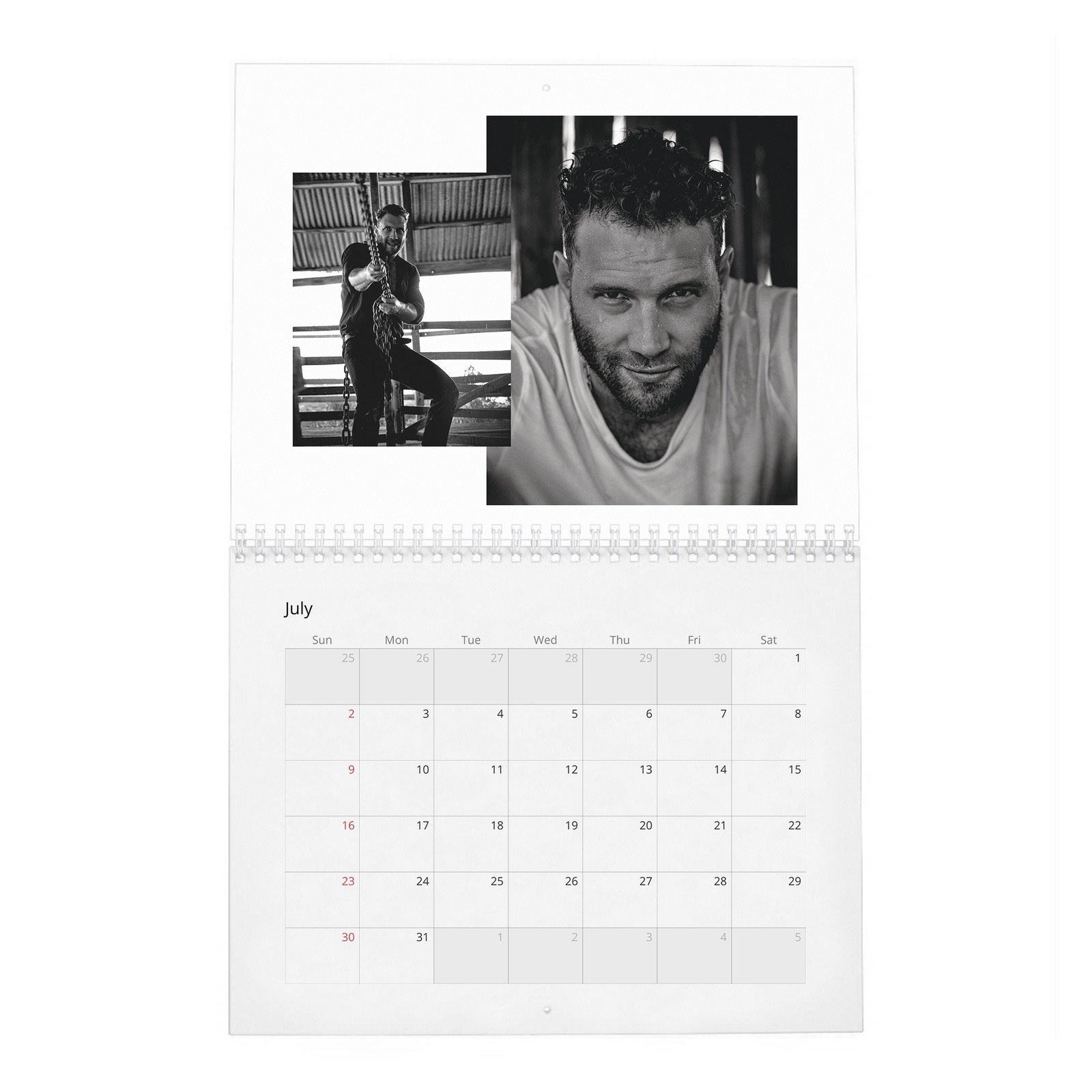 07 Jai Courtney - Outback Adventure 2027 Wall Calendar