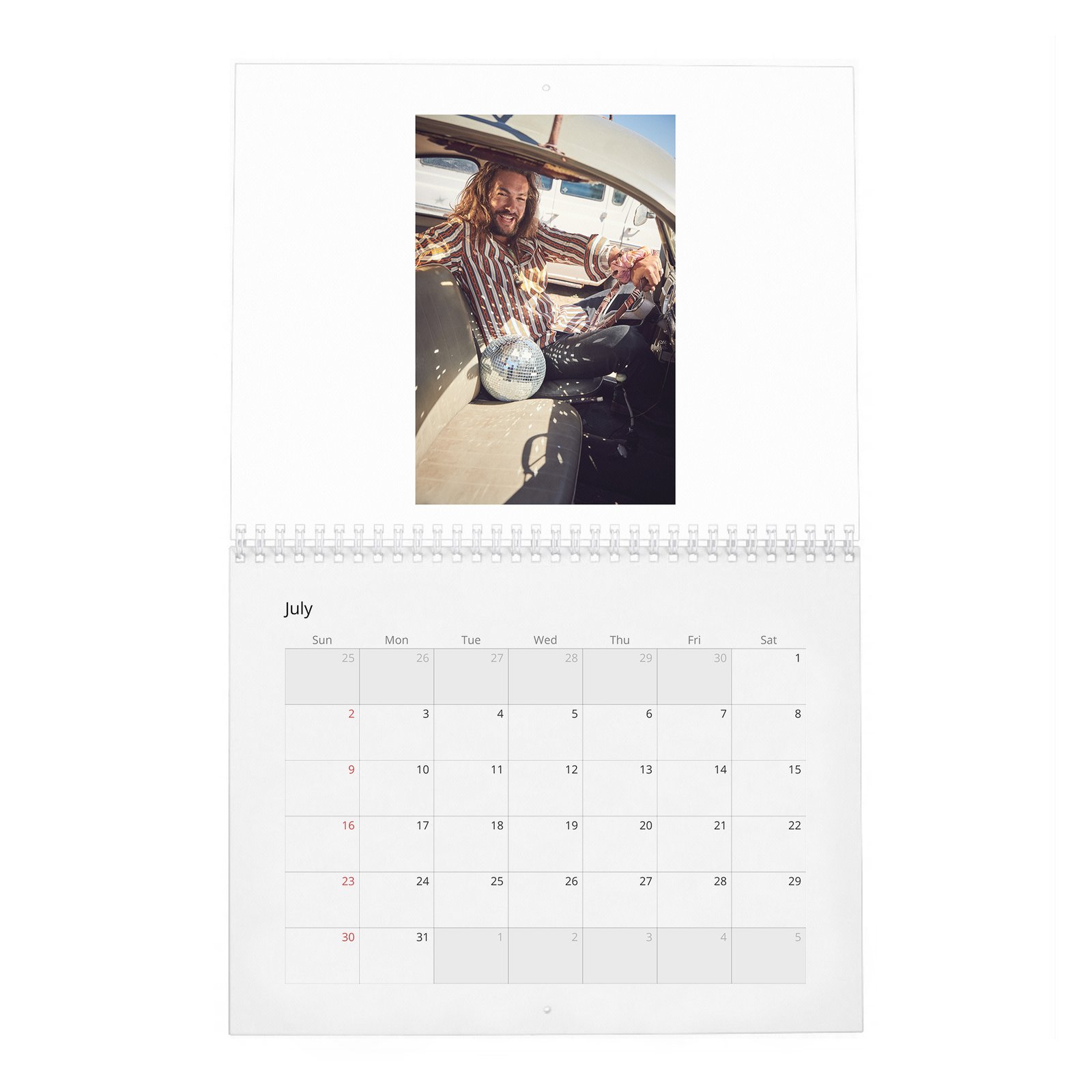 07 Jason Momoa - King Of The Wild Things 2027 Wall Calendar