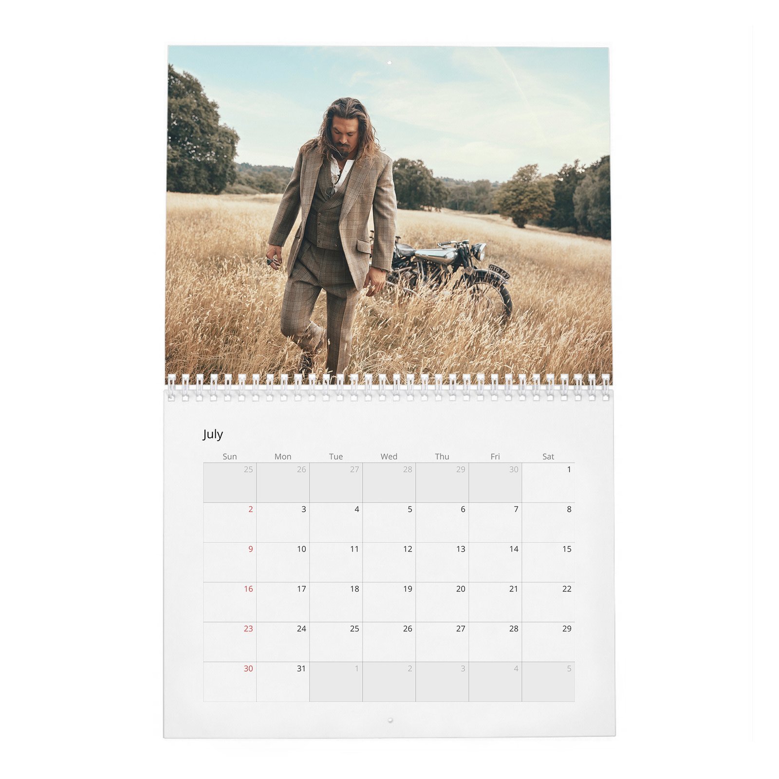 07 Jason Momoa - New Tricks 2027 Wall Calendar