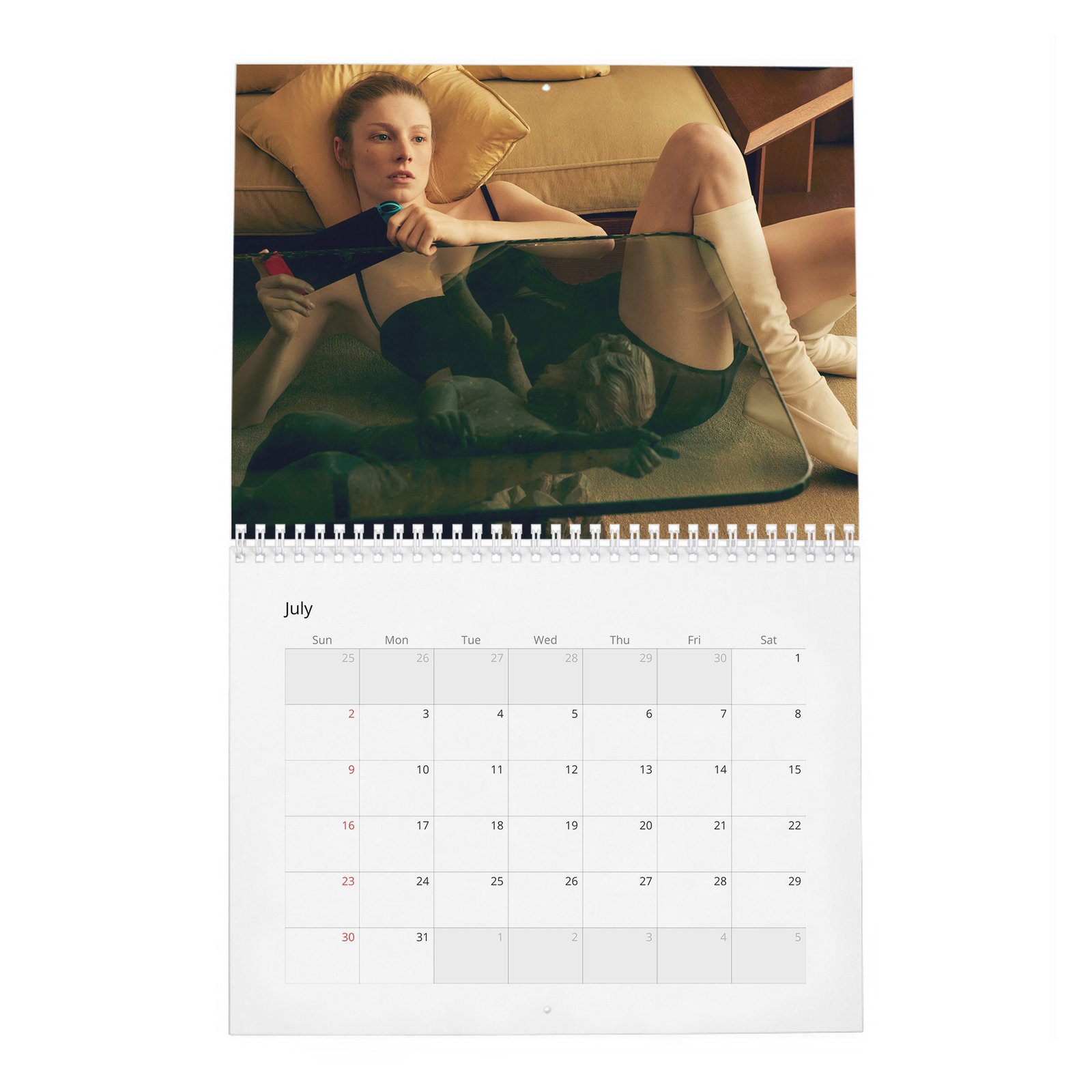 07 (2) Hunter Schafer - Art & Expression 2027 Wall Calendar
