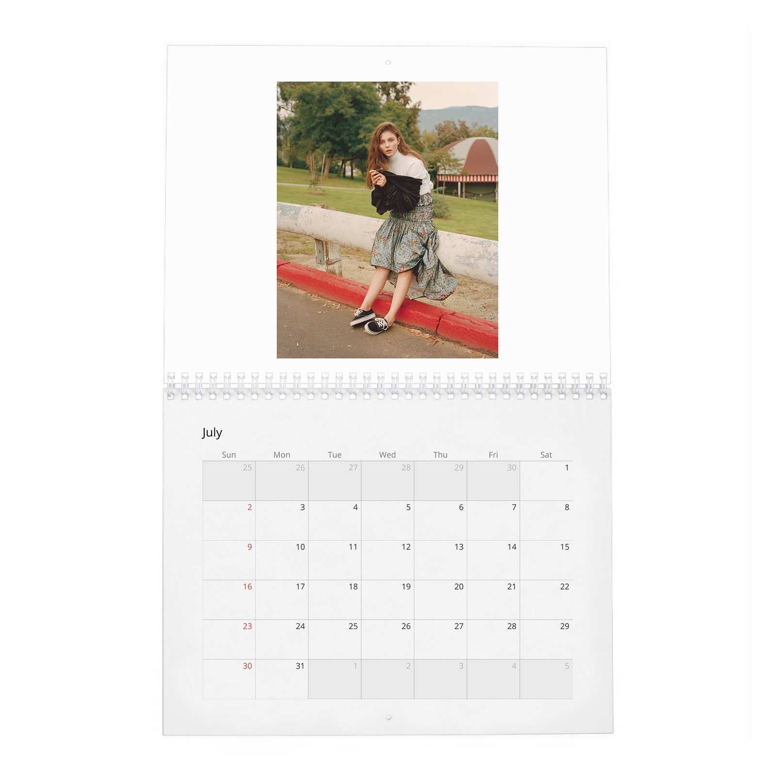 07 Thomasin McKenzie - Flaunt 2027 Wall Calendar