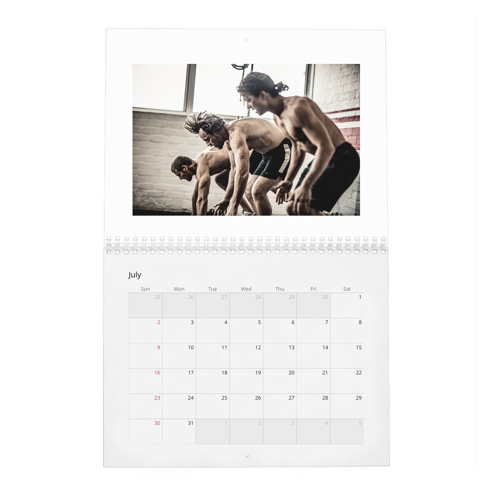 07 Black Sails Leading Men - Burn the Ships 2027 Wall Calendar