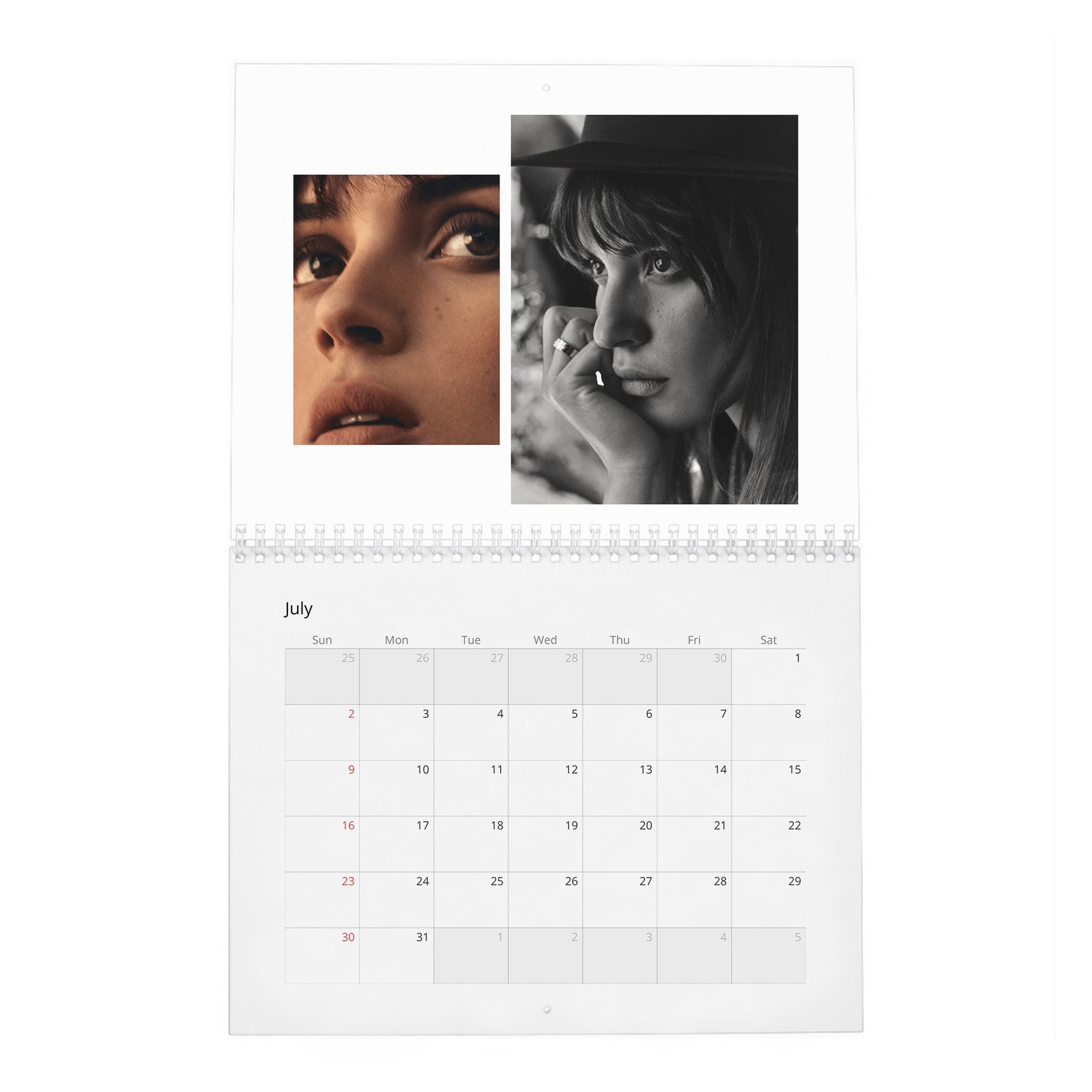 07 Adria Arjona - Flaunt 2027 Wall Calendar
