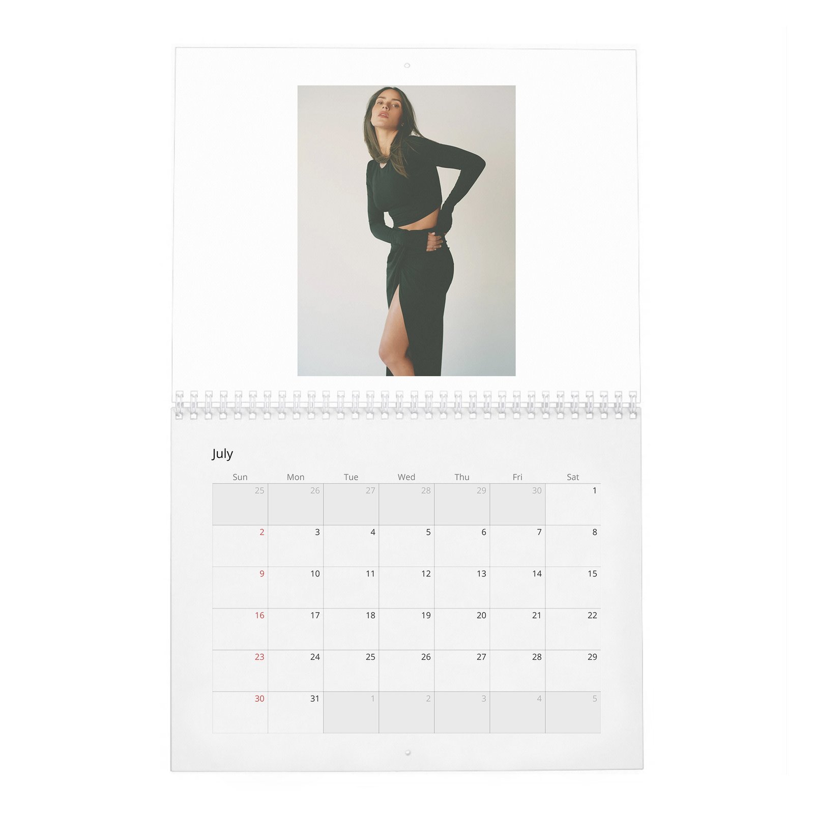 07 Adria Arjona - Laterals 2027 Wall Calendar