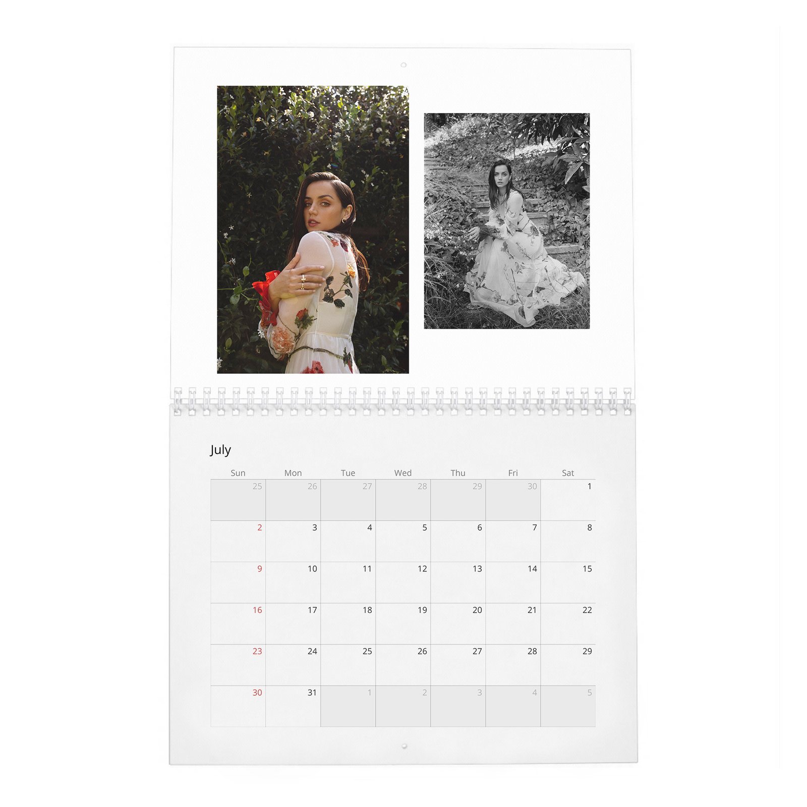 07 Ana De Armas - Flaunt 2027 Wall Calendar