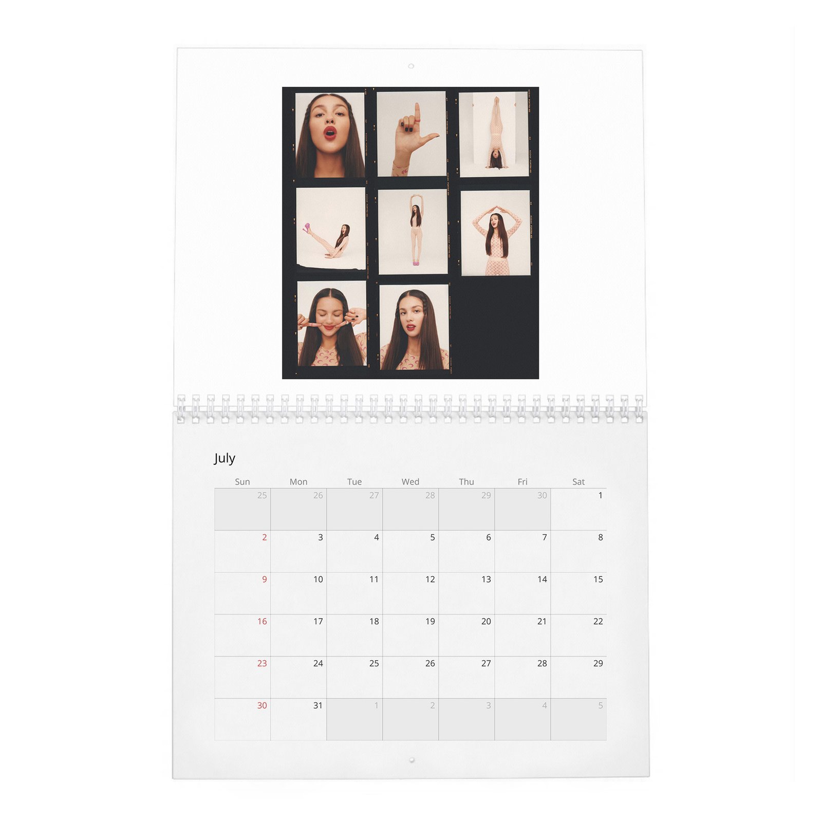 07 Olivia Rodrigo - Dreamer 2027 Wall Calendar