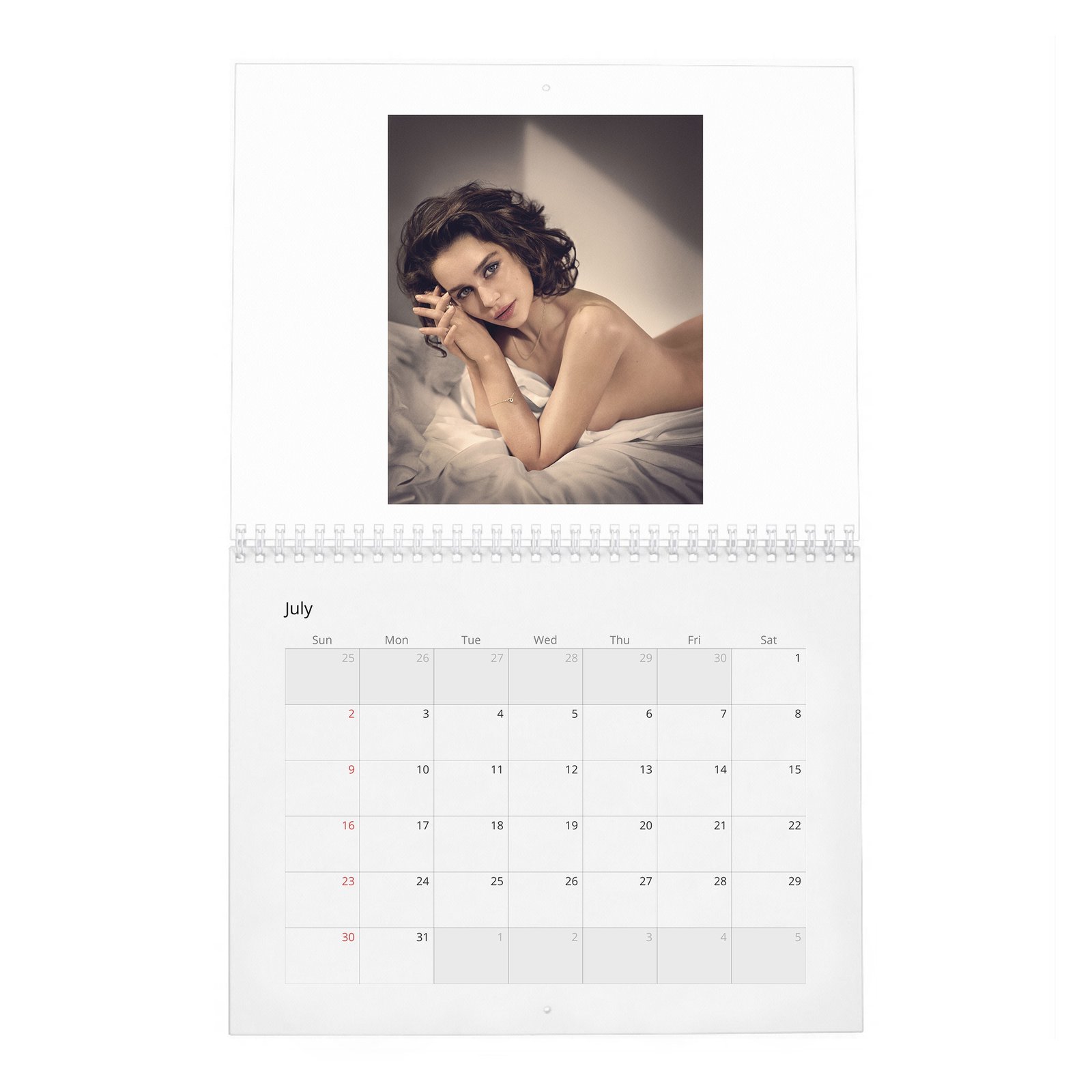 Emilia Clarke - Mother Of Dragons 2027 Wall Calendar