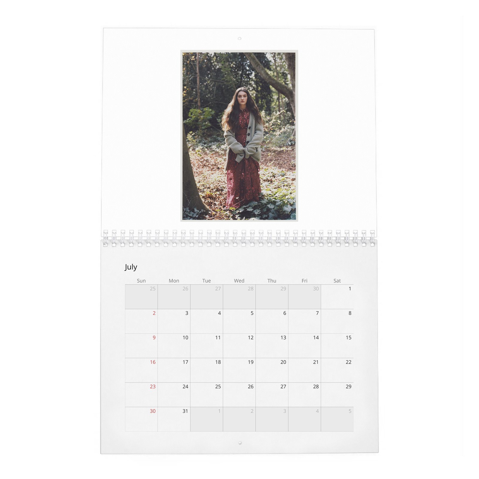 07 Emily Carey - Rose And Ivy 2027 Wall Calendar