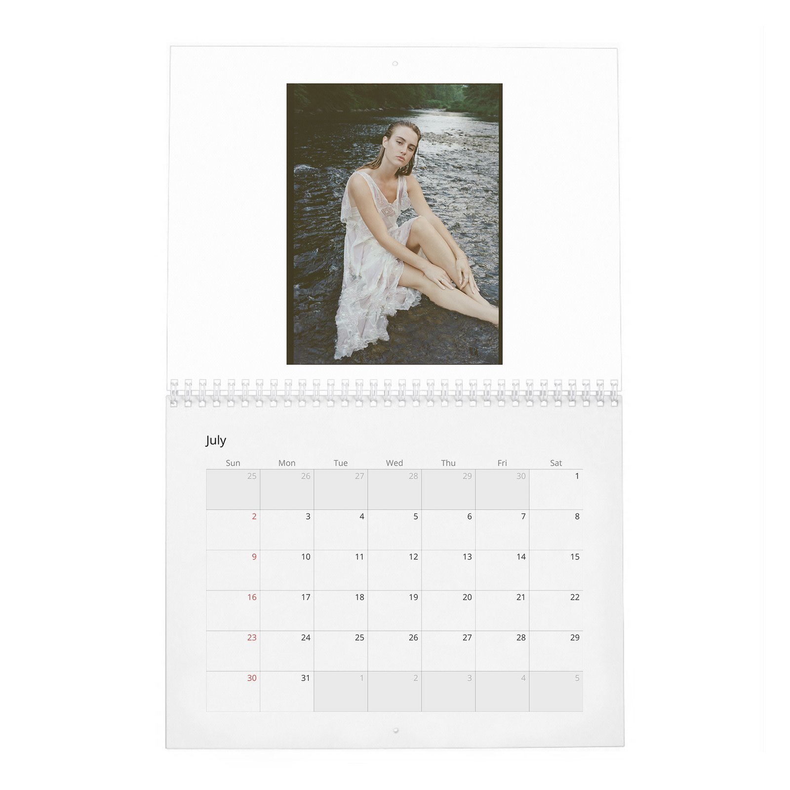 07 Grace Van Patten - Laterals 2027 Wall Calendar