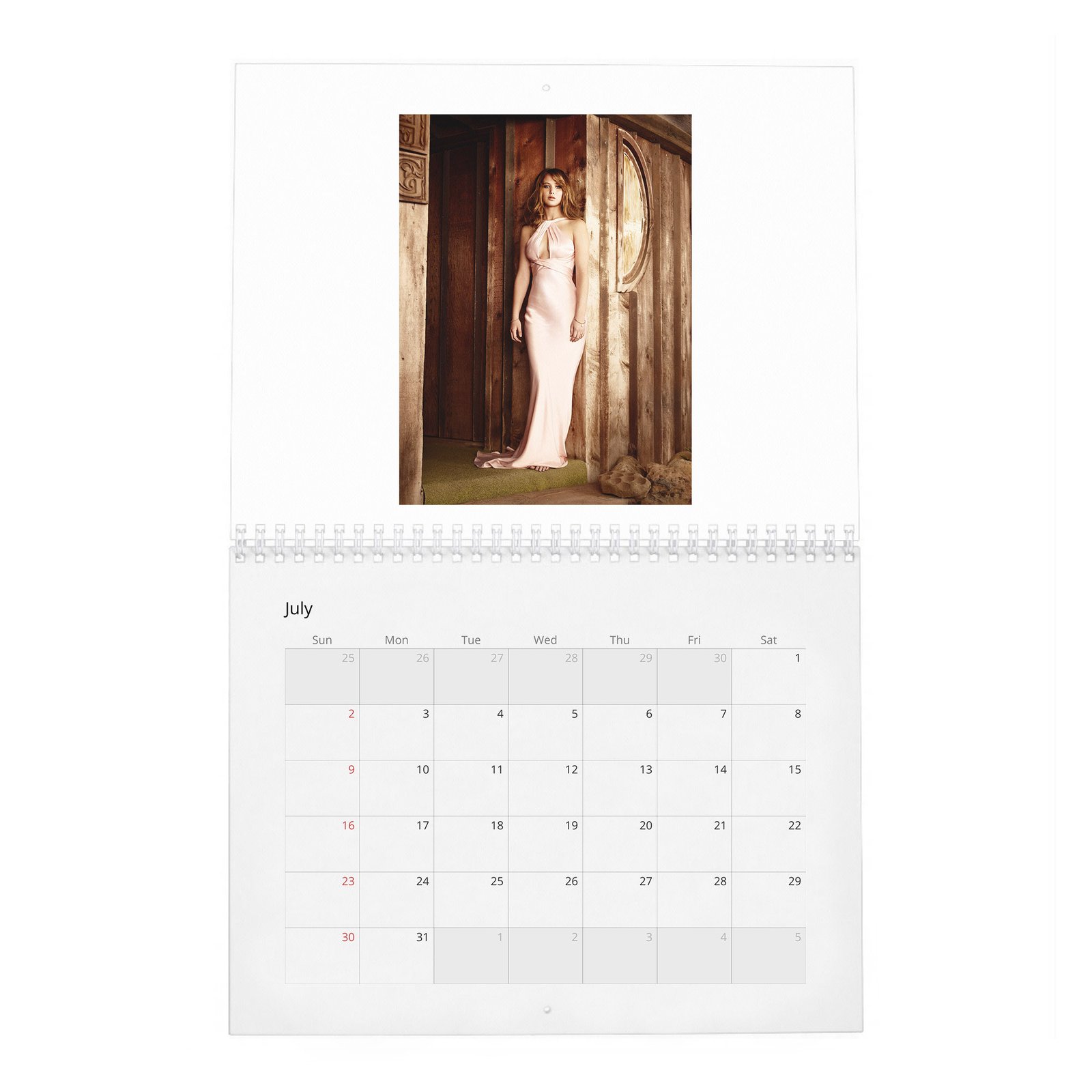 Jennifer Lawrence - Like A Normal Person 2027 Wall Calendar