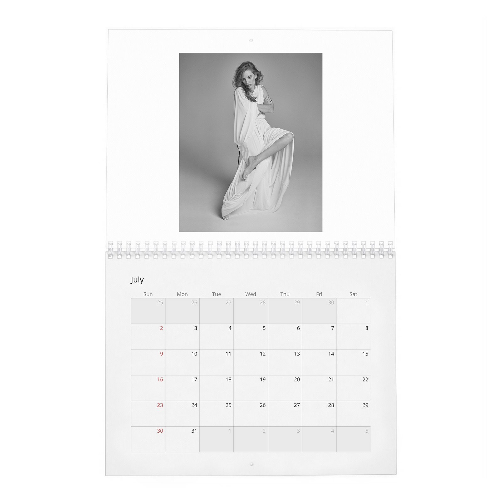 07 Jessica Chastain - Strength And Confidence 2027 Wall Calendar