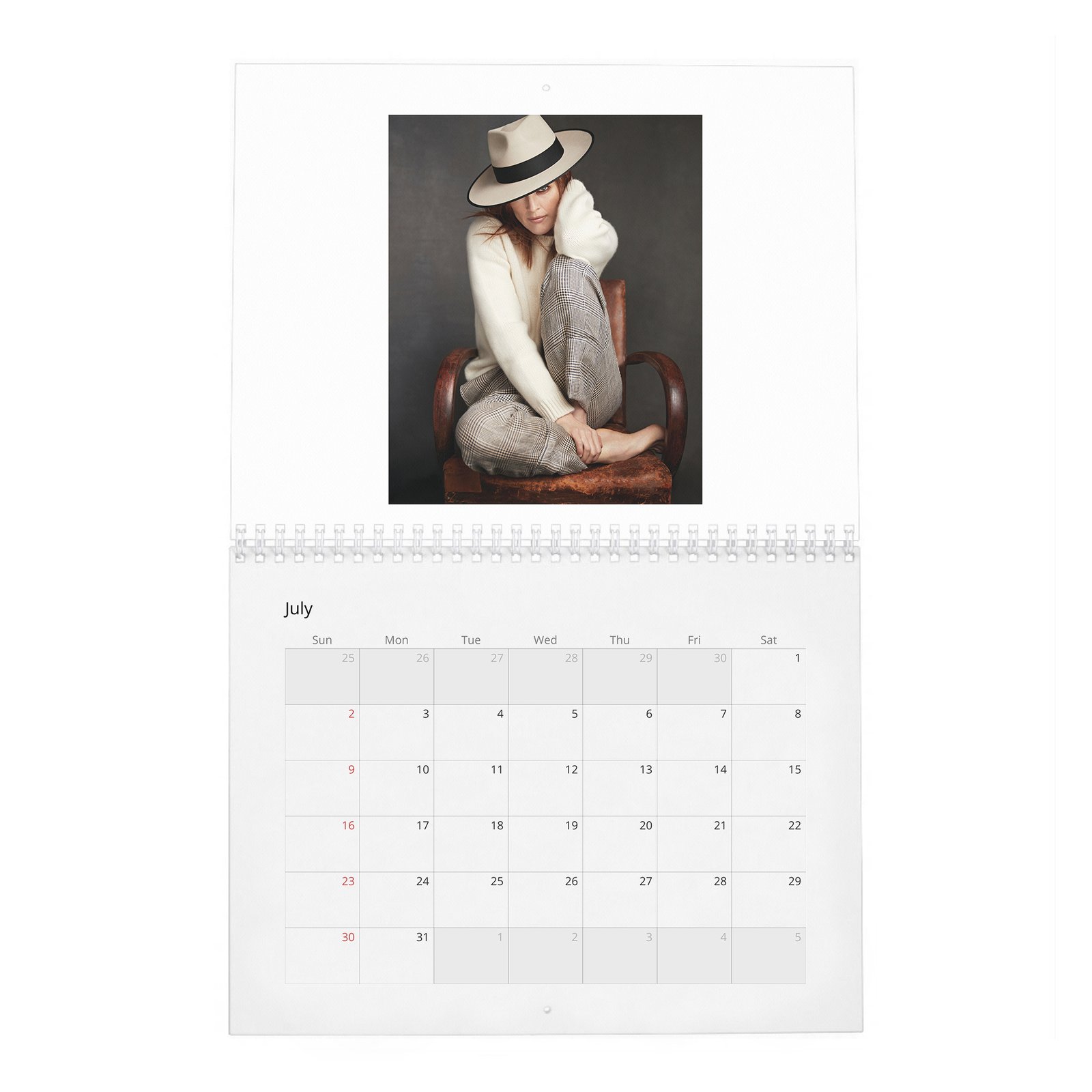 07 Julianne Moore - A Singular Woman 2027 Wall Calendar