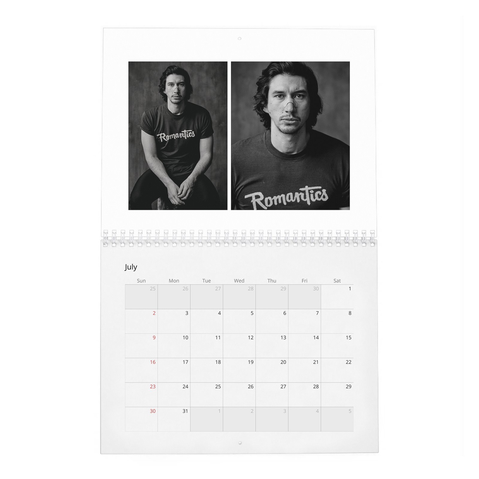 Adam Driver - The Millenial Darth Vader 2027 Wall Calendar