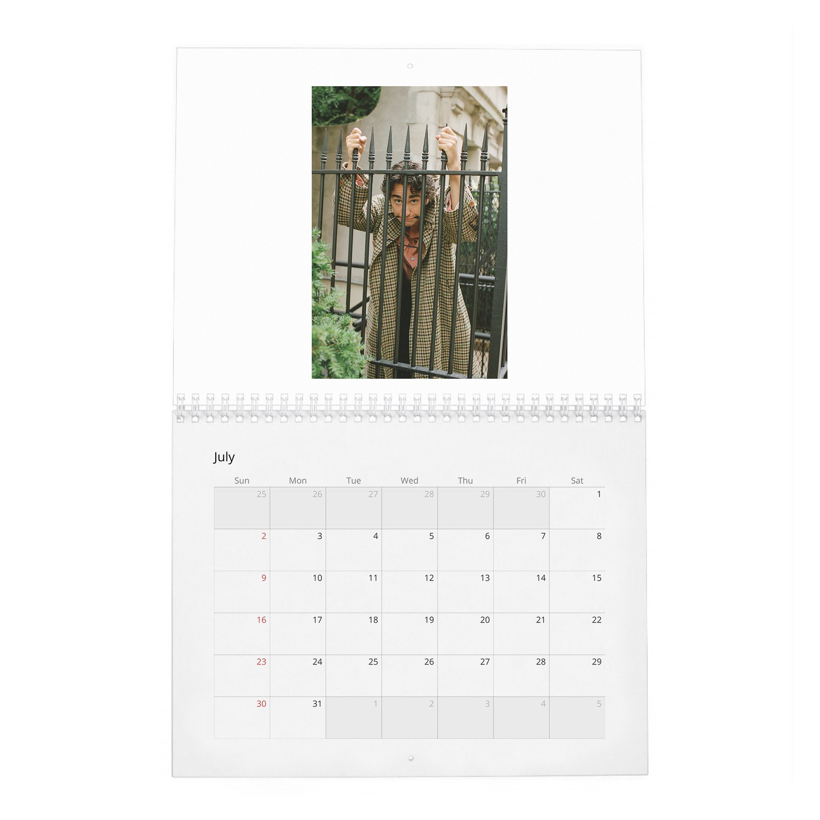 07 Alex Wolff - Interview 2027 Wall Calendar