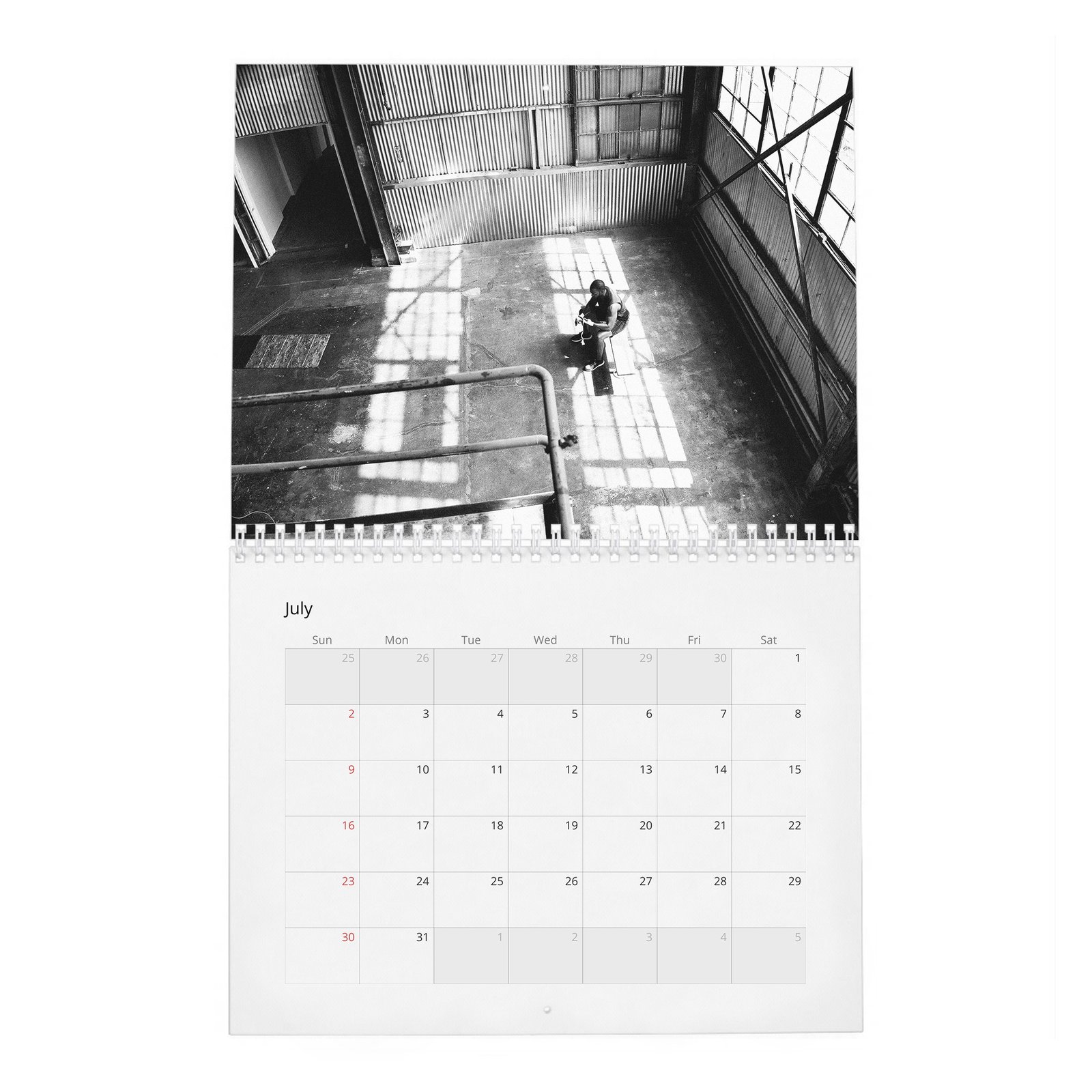 07 Anthony Mackie - Your New Captain 2027 Wall Calendar