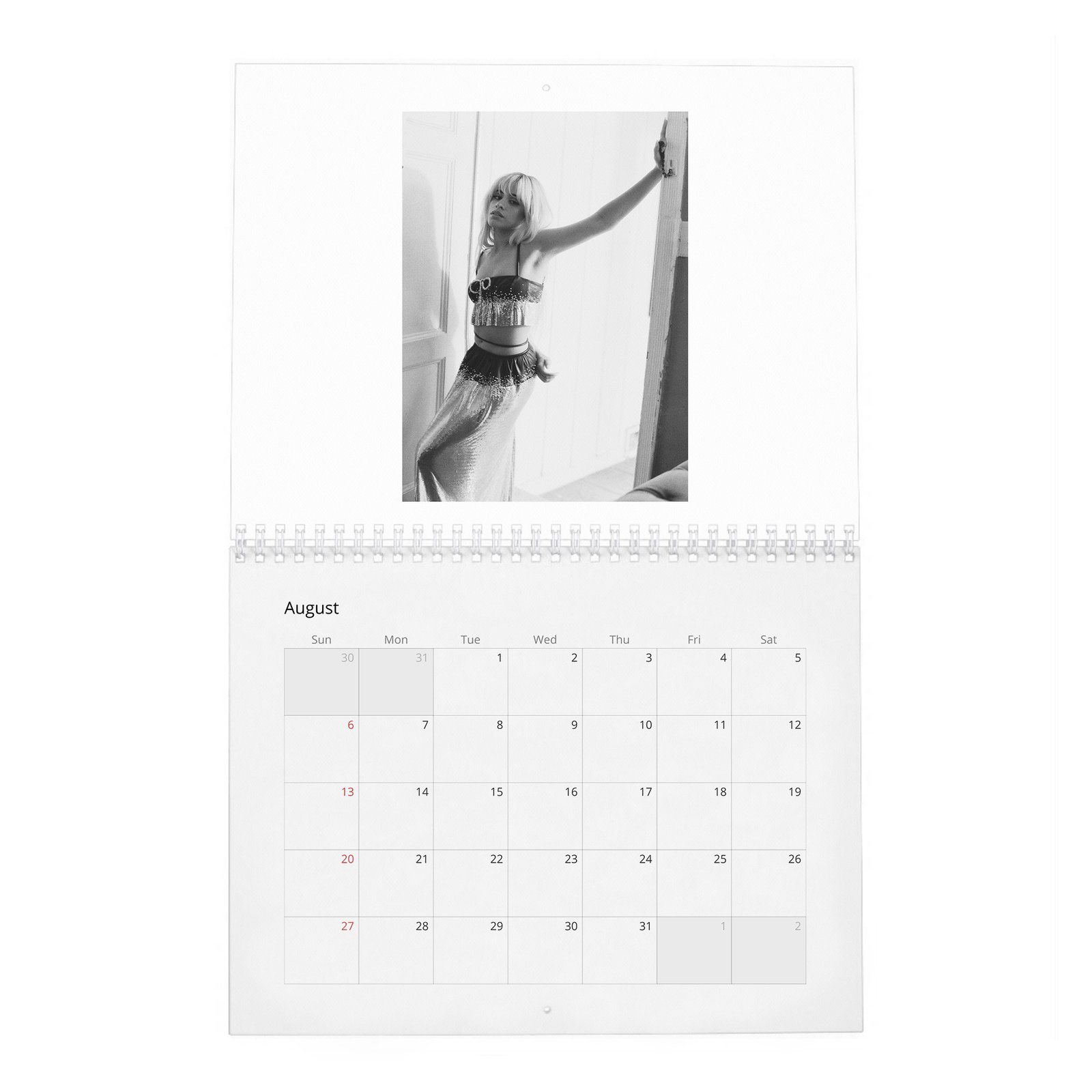 08 Camila Cabello - The Spirit of Transformation 2027 Wall Calendar