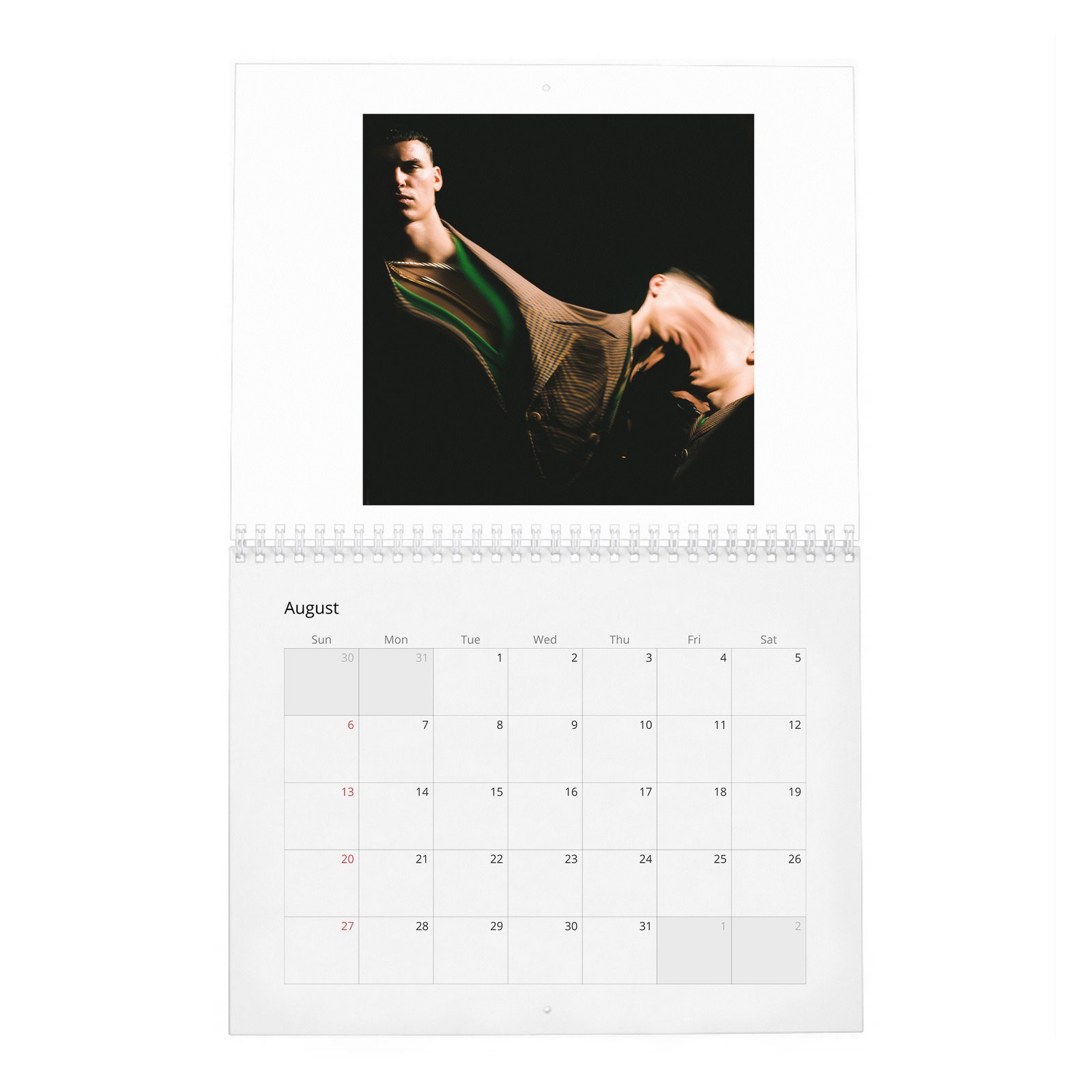 08 Aron Piper - In Conversation 2027 Wall Calendar