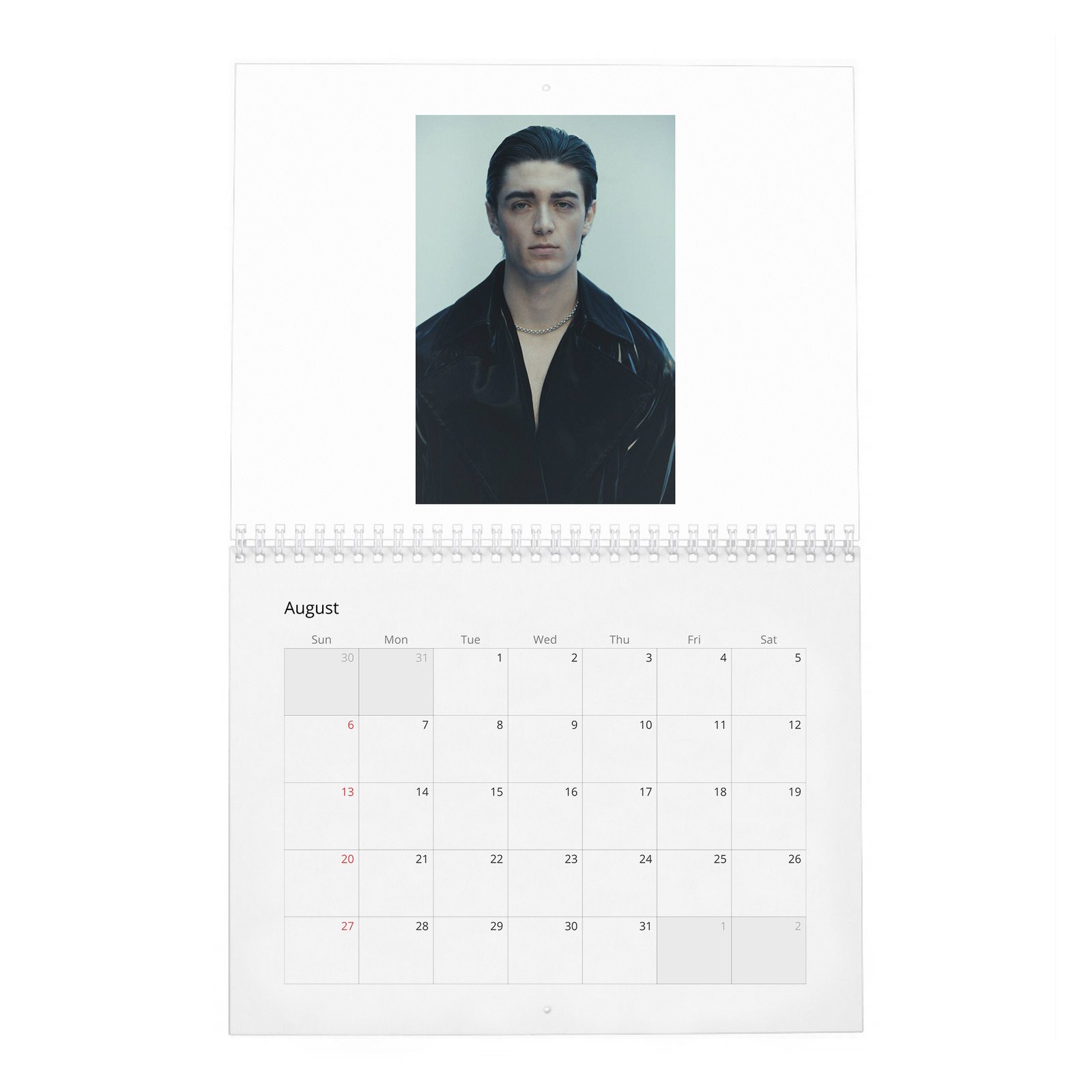 08 Asher Angel - In Conversation 2027 Wall Calendar