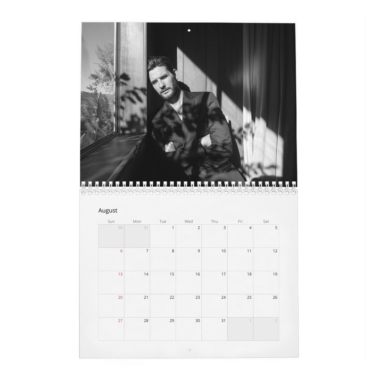 08 Ben Barnes - Never Stands Still 2027 Wall Calendar