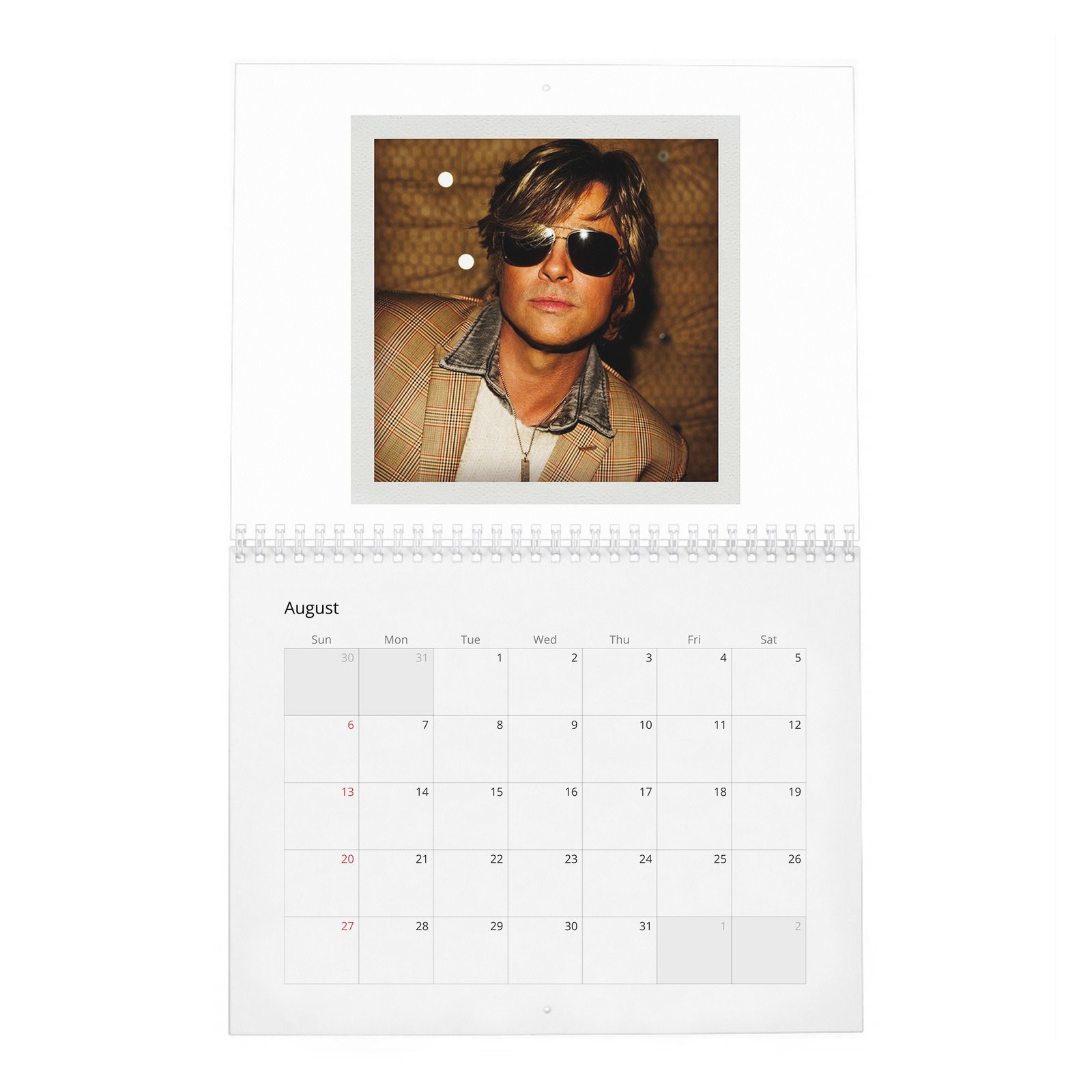 Brad Pitt - Born To Be Brad 2027 Wall Calendar