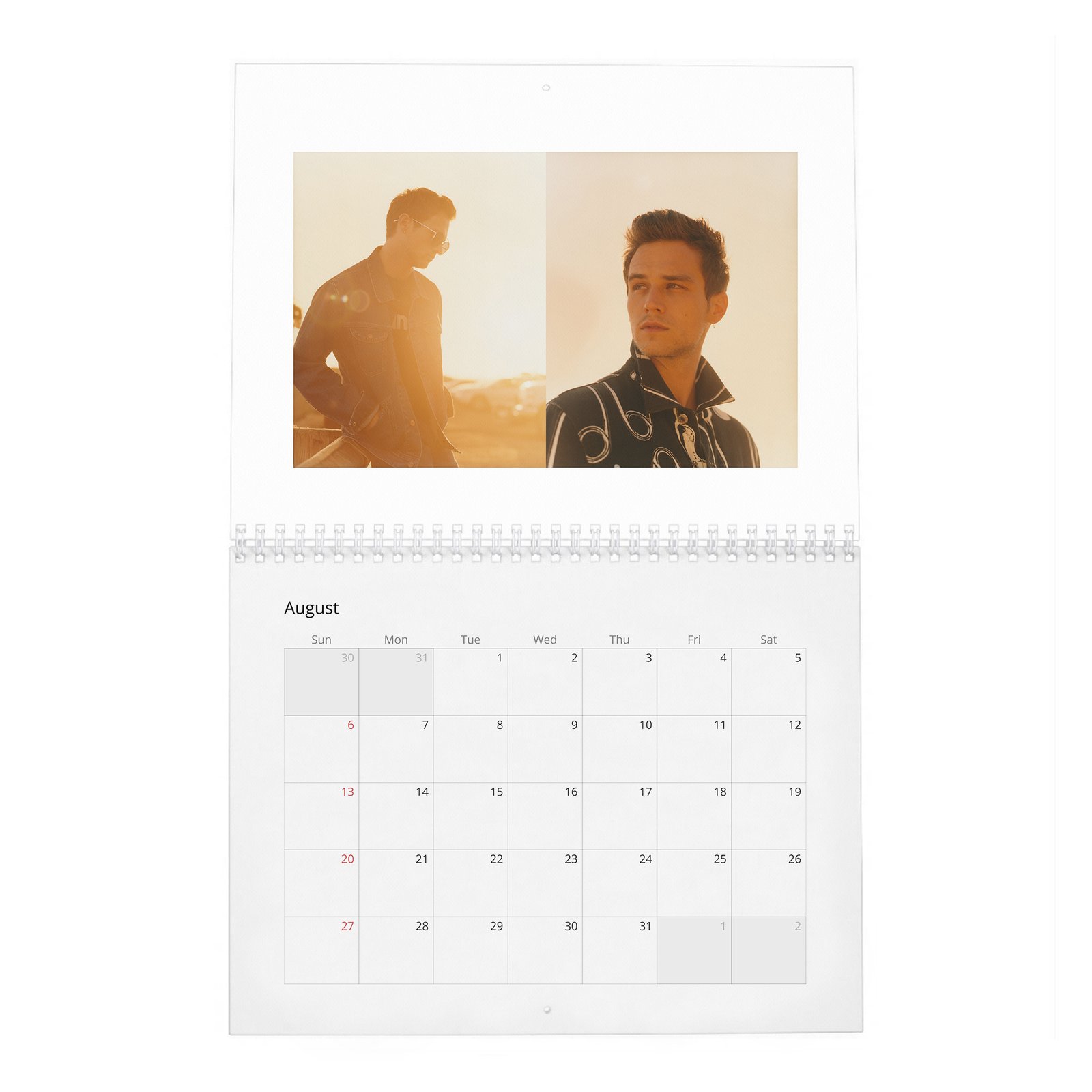Brandon Flynn - California Dreamin' 2027 Wall Calendar