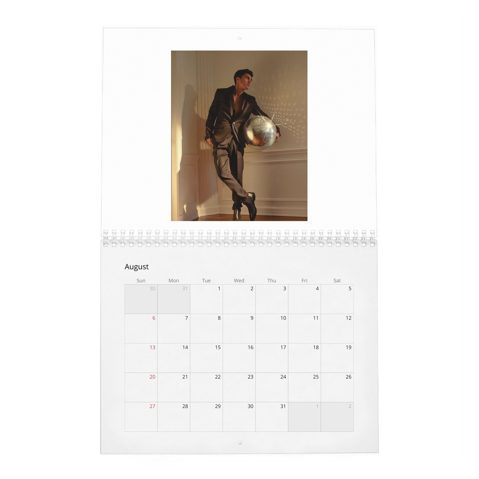 Darren Barnet - Confidence, Identity, and Growth 2027 Wall Calendar