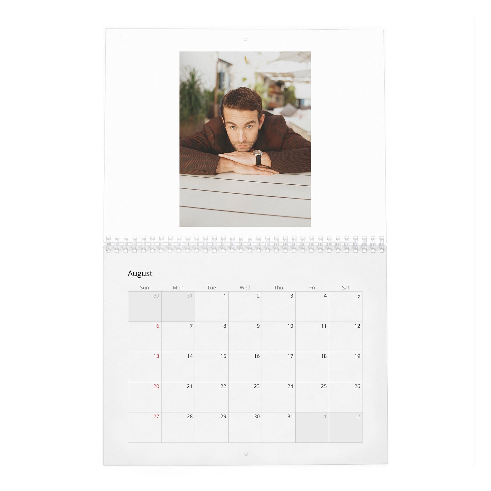 Chace Crawford - Man About Town 2027 Wall Calendar