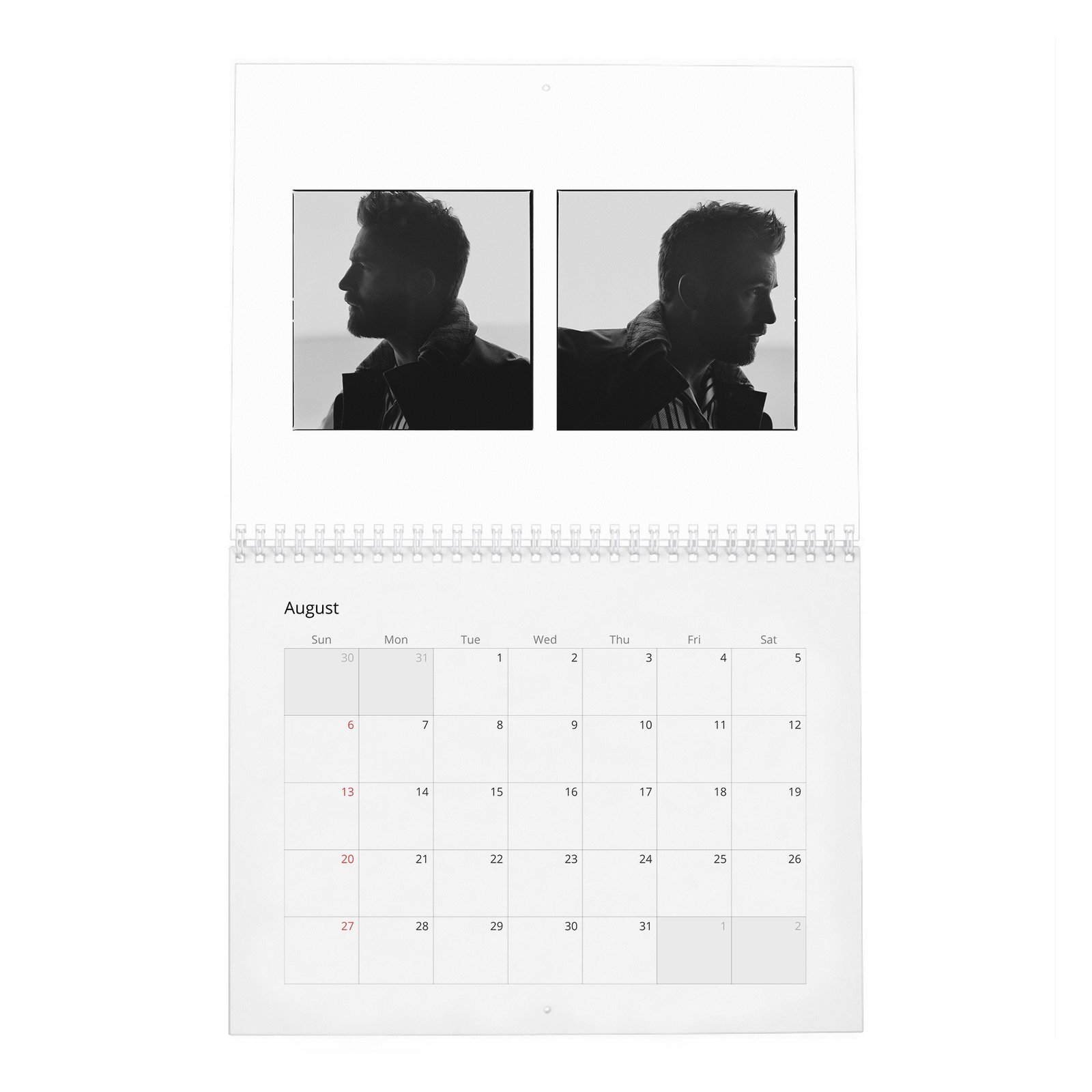08 Chris Evans - Doesn't Like To Talk About Himself 2027 Wall Calendar