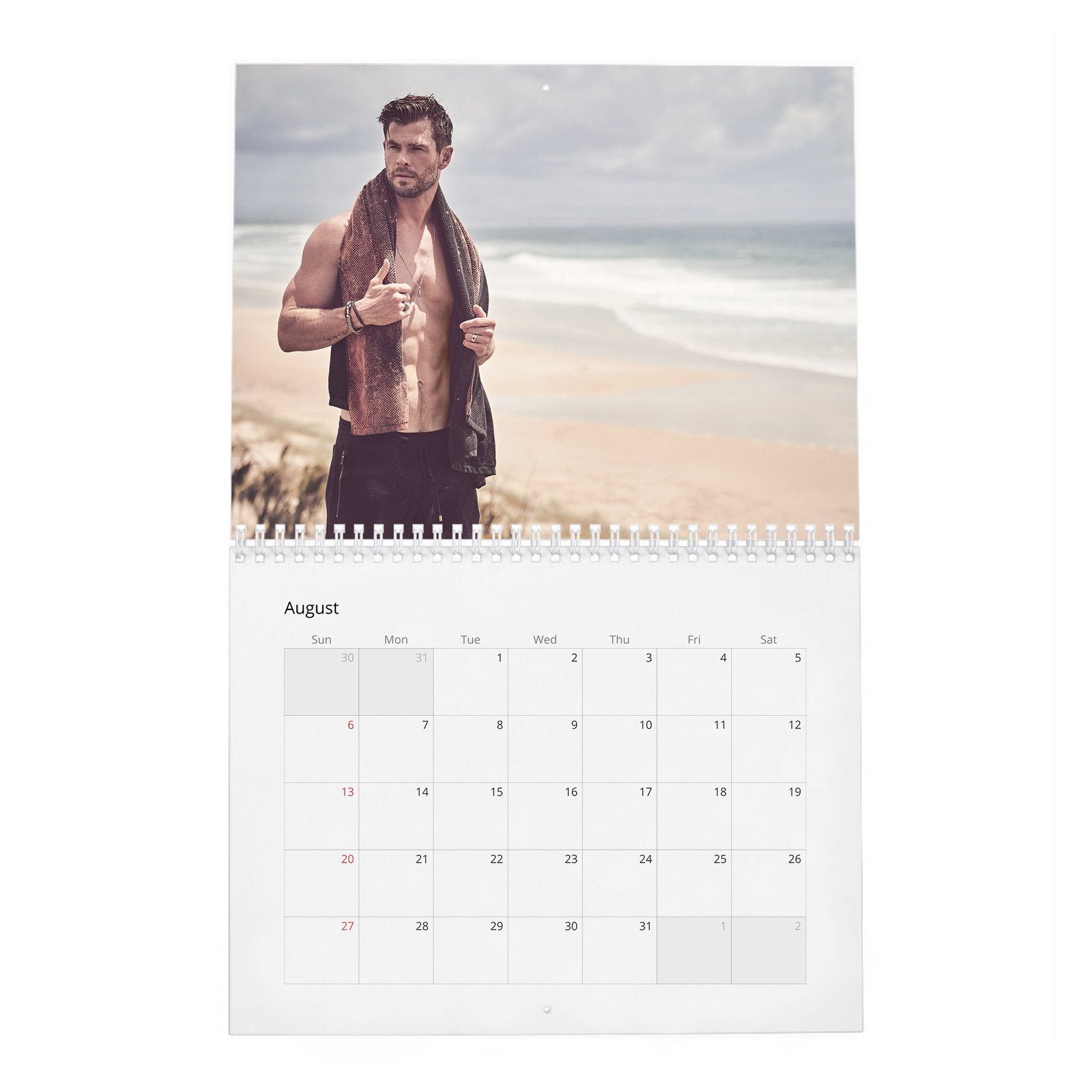 08 Chris Hemsworth - On Life During Uncertain Times 2027 Wall Calendar