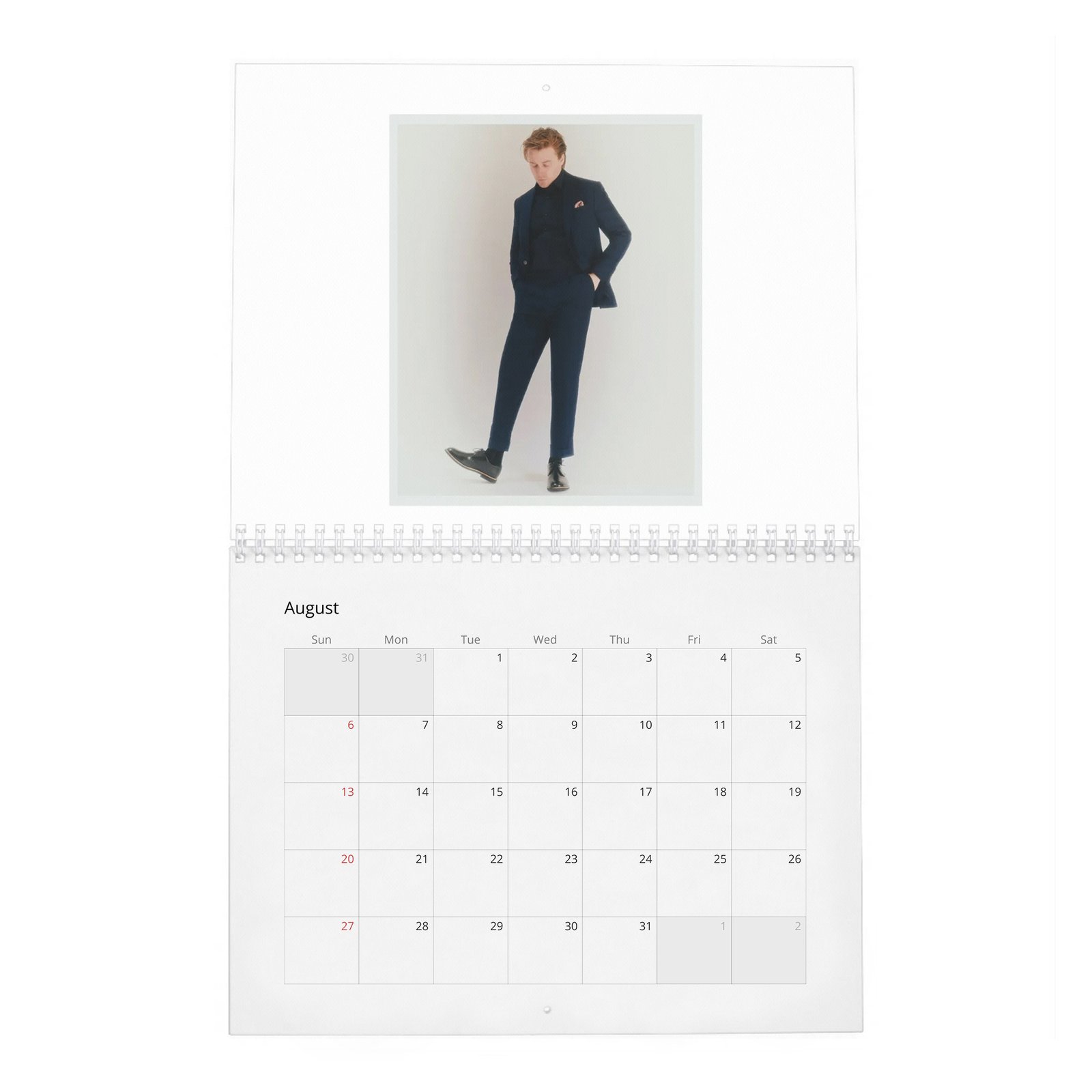 08 Jack Lowden - Laterals 2027 Wall Calendar