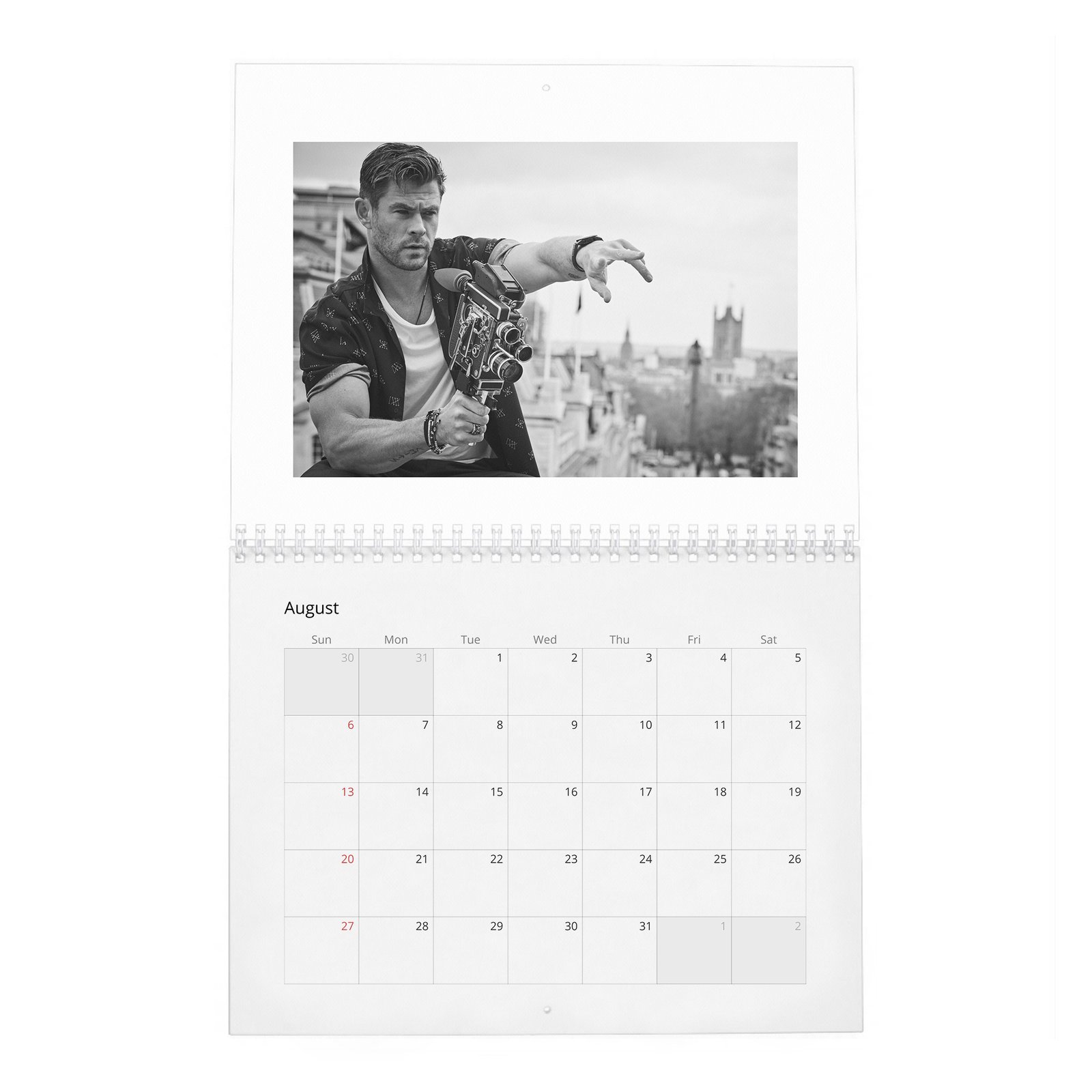 Chris Hemsworth - Strength And Soul 2027 Wall Calendar