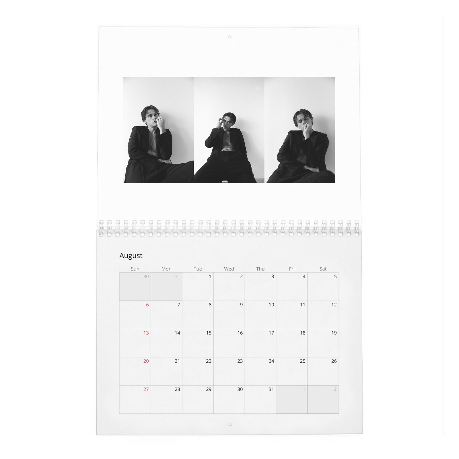 Christopher Briney - Passion For Acting 2027 Wall Calendar
