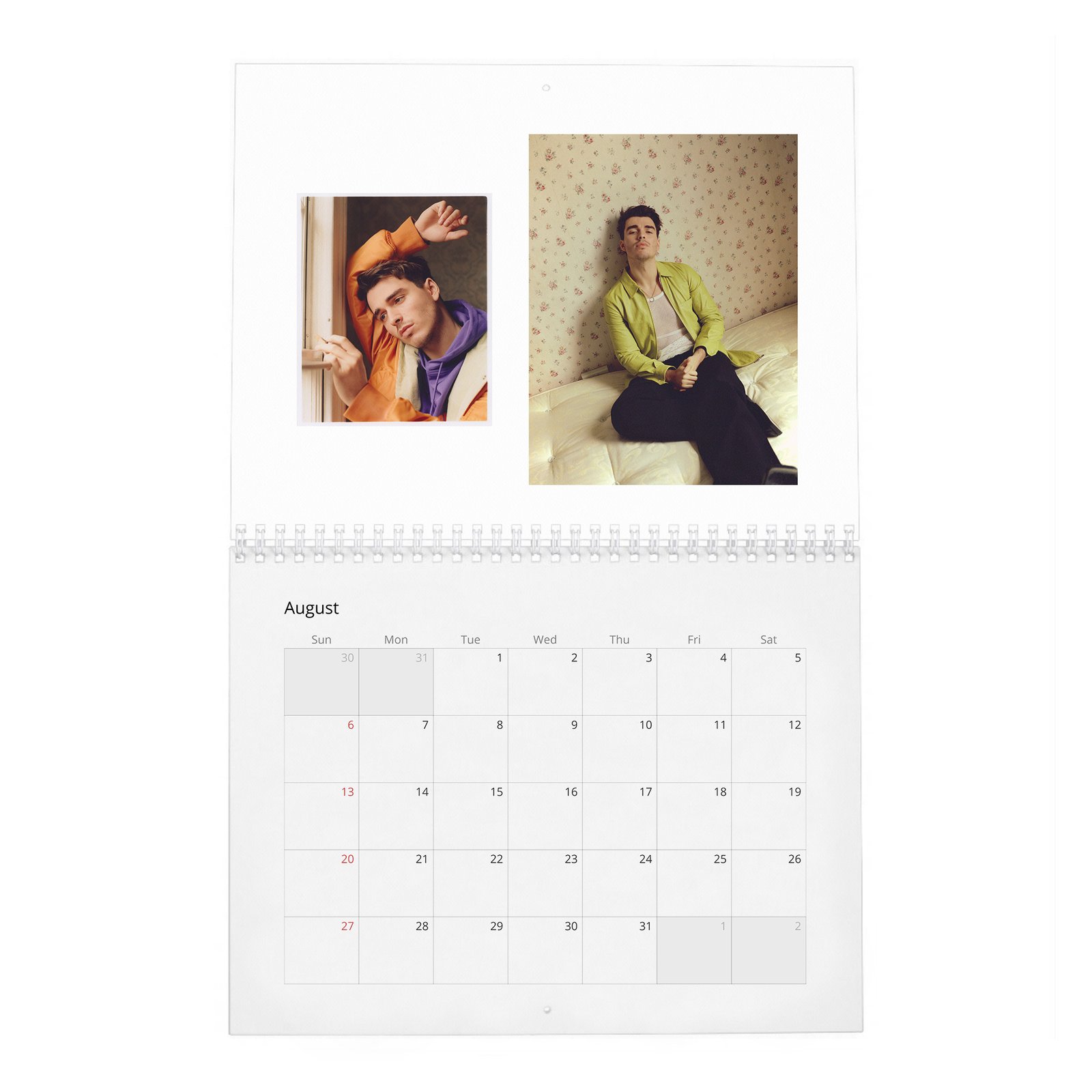 Corey Mylchreest - Leading Man 2027 Wall Calendar