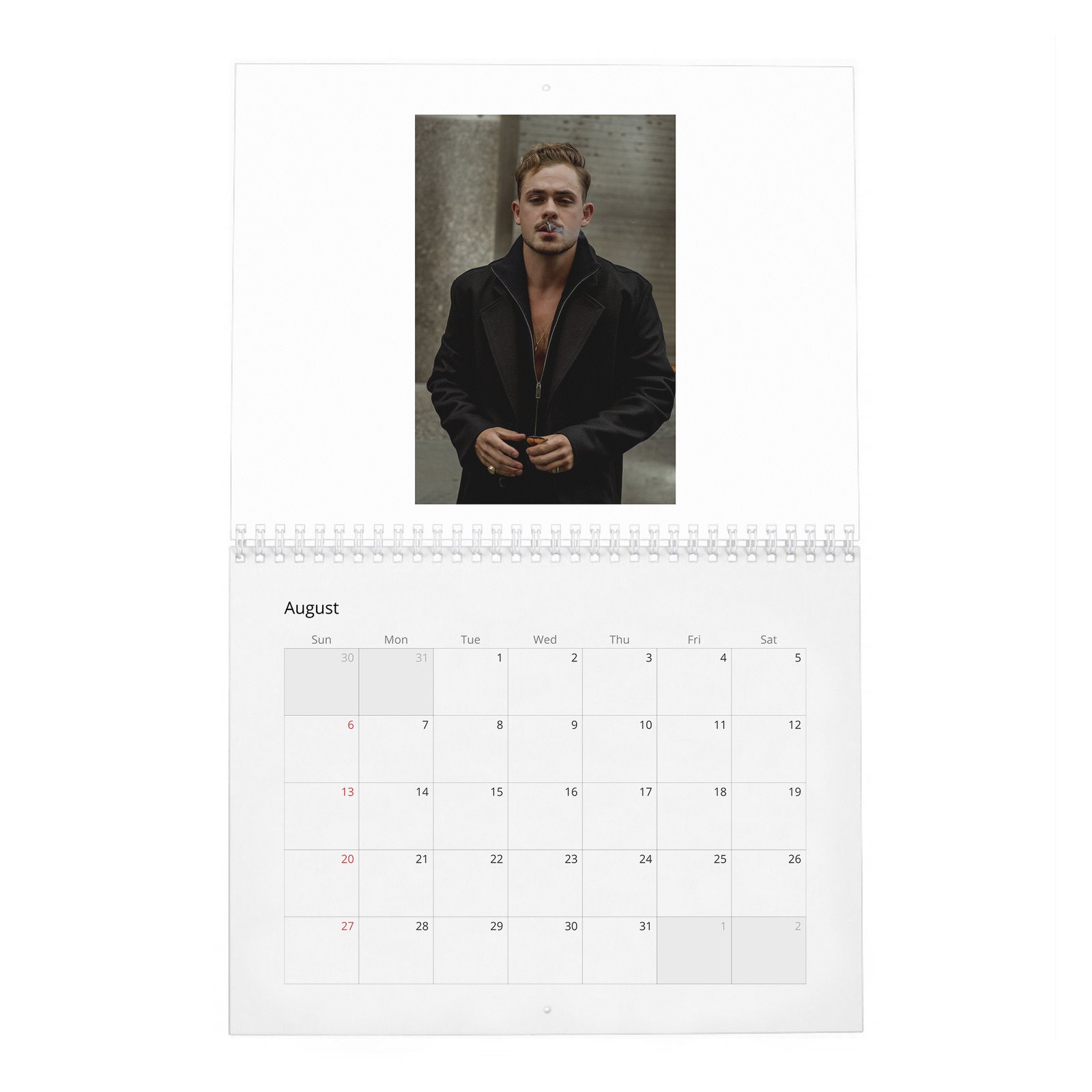 08 Dacre Montgomery - In Pursuit Of Curiosity 2027 Wall Calendar