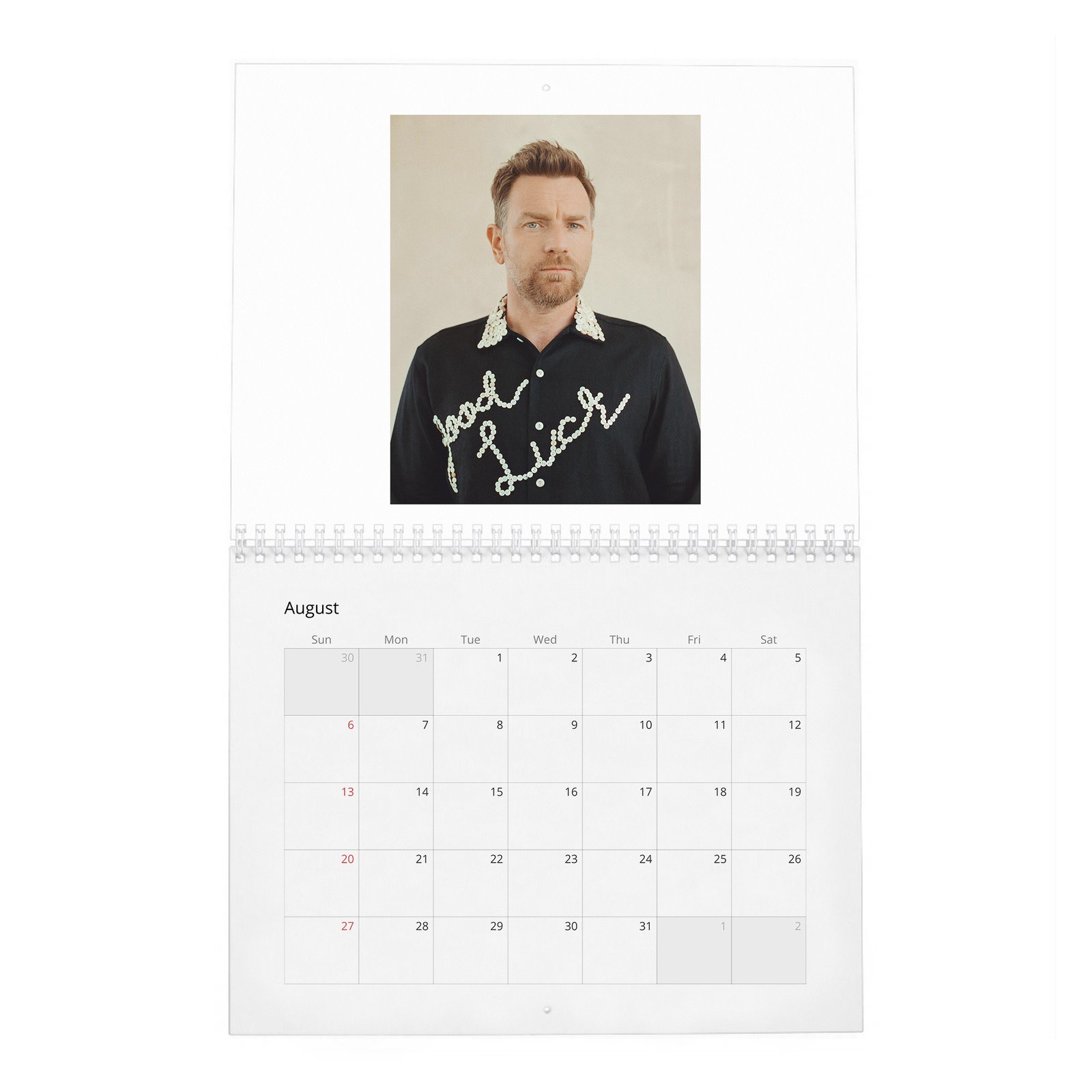 08 Ewan Mcgregor - The Jedi Returns 2027 Wall Calendar