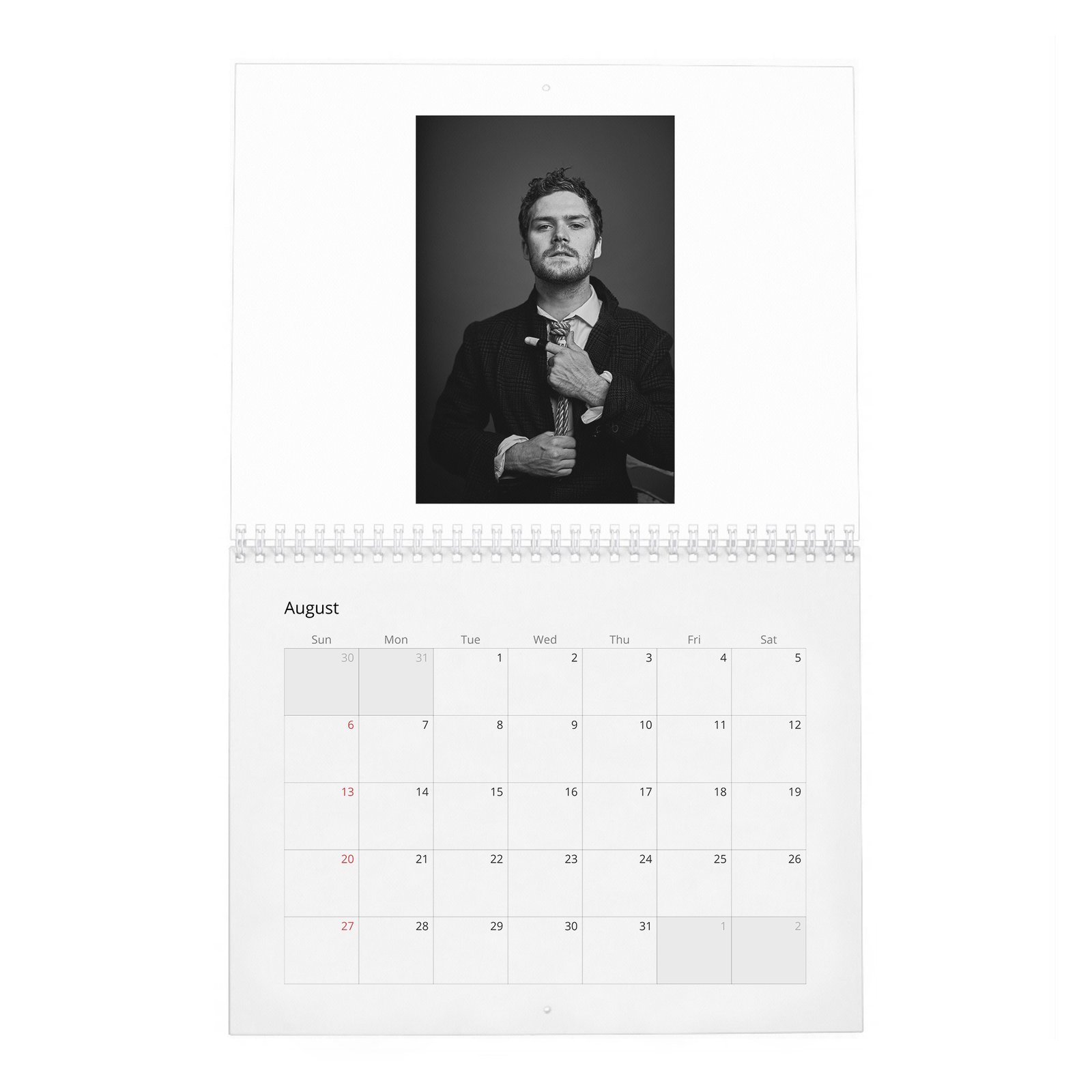 08 Finn Jones - Laterals 2027 Wall Calendar